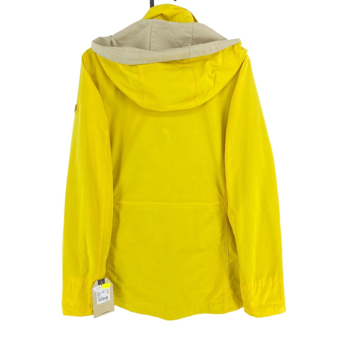 CAMEL ACTIVE Yellow Water Repellent Hood Coat Jacket Size EU 36 UK 8 US 6