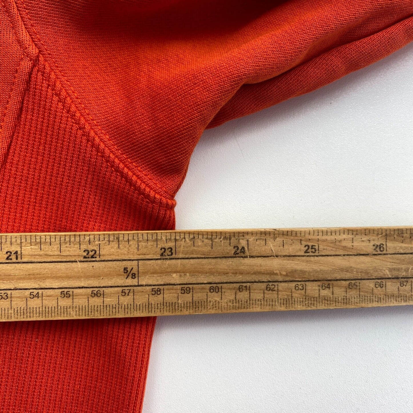 GANT Orange Relaxed Retro Logo Hoodie Sweater Jumper Size S