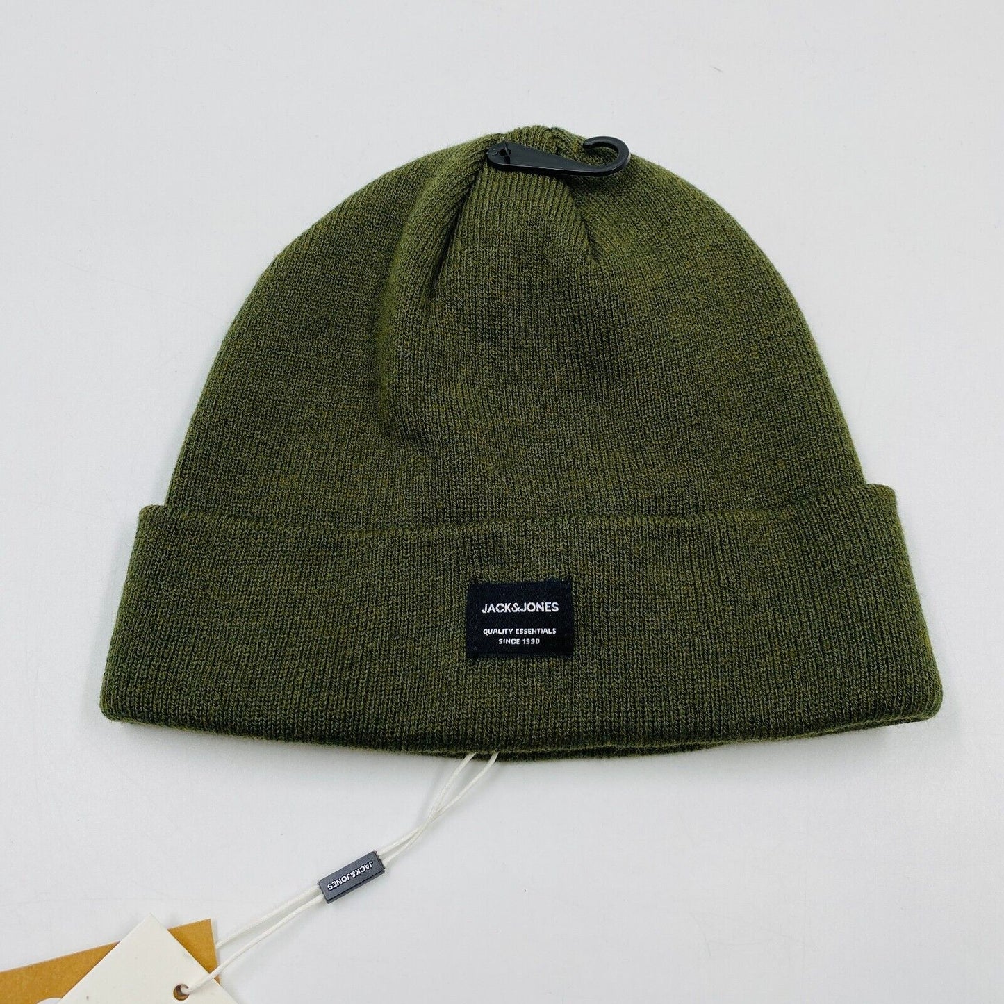 JACK & JONES Unisex Adult Dark Green Knit Beanie Winter Hat Set One Size