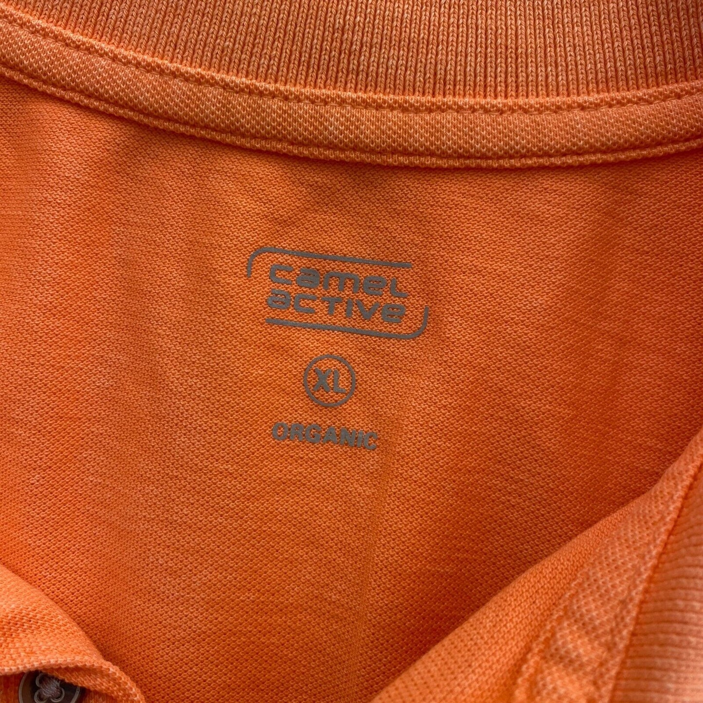 Camel Active Hellorange Piqué Poloshirt SS Größe XL