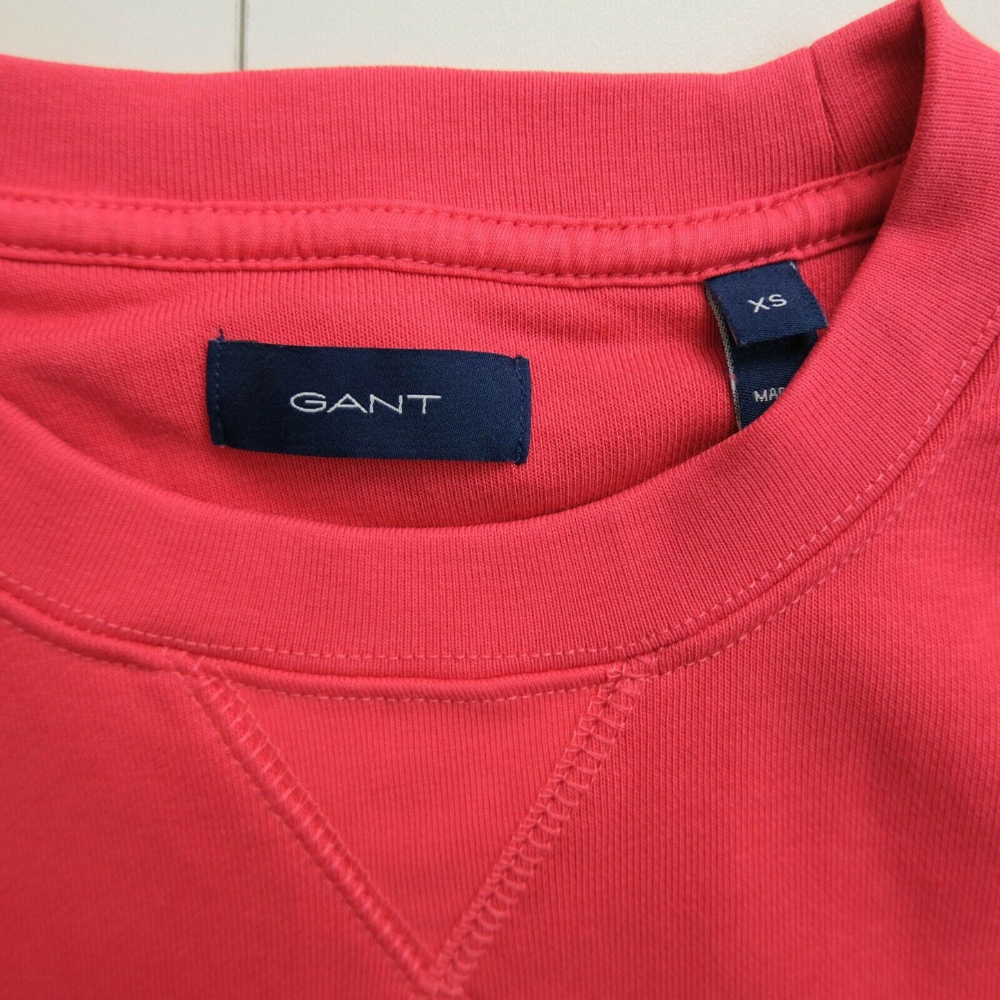 GANT Red Crew Neck Sweat Sweater Jumper Size XS