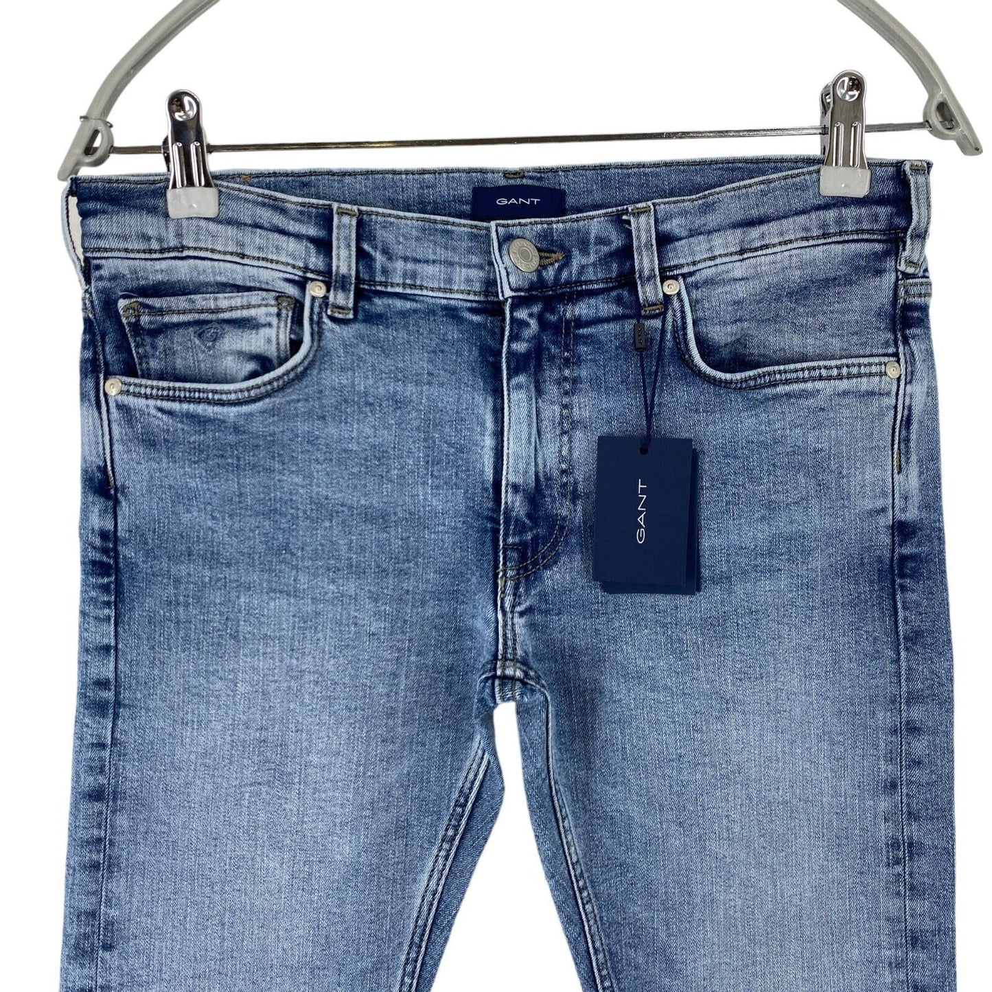 Jean slim bleu GANT pour garçon 146 / 152 cm. 11 - 12 ans W30 L26