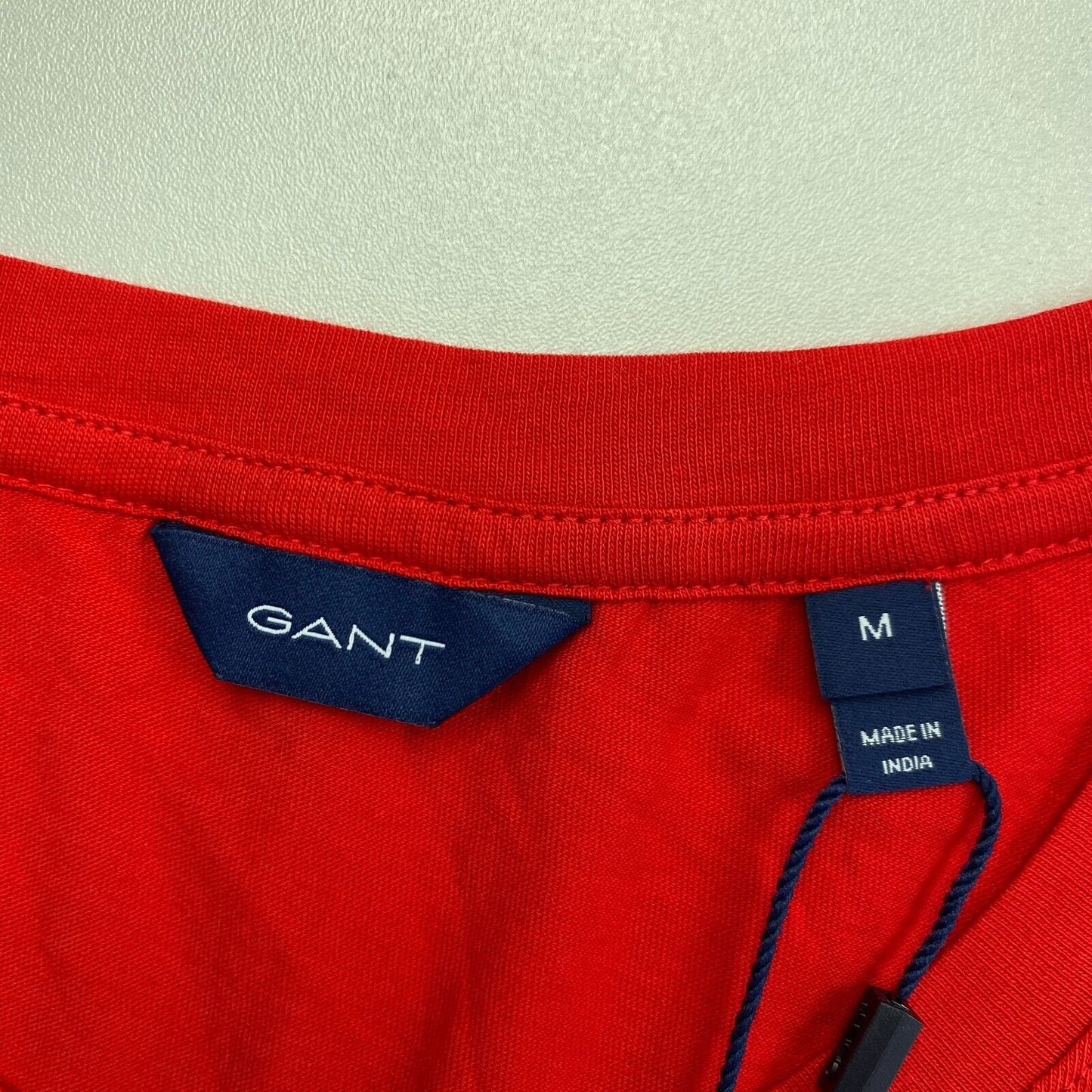 GANT Red Original Crew Neck T Shirt Size M