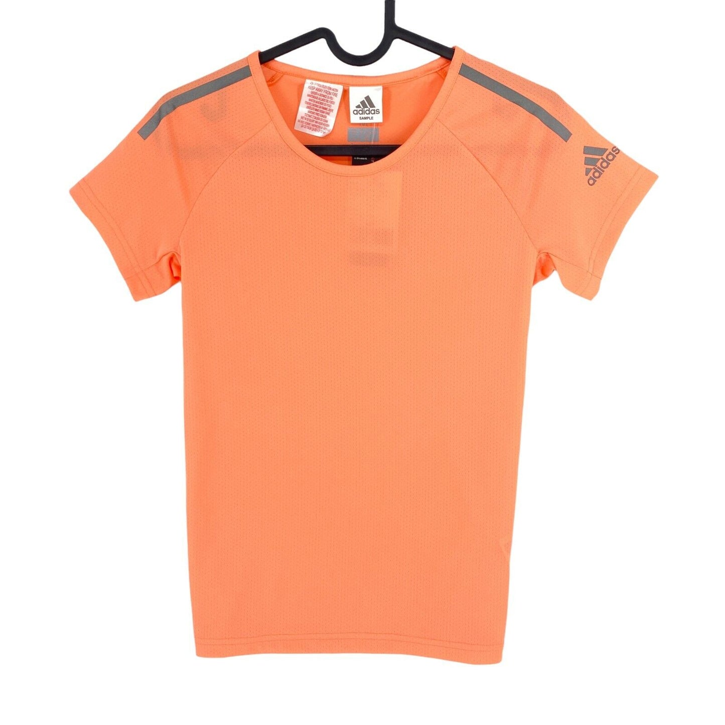 Adidas Climacool Orange Crew Neck T Shirt Size 11 - 12 Years