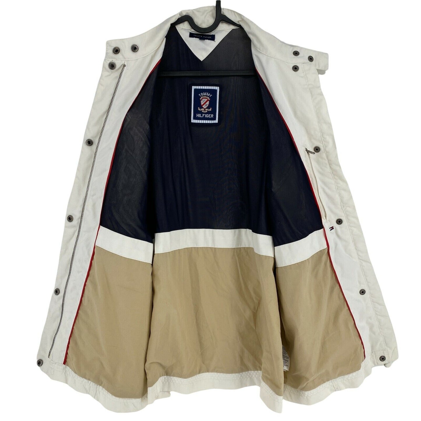 TOMMY HILFIGER White Jacket Size L