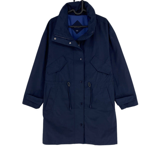 GANT Bleu Marine Short Wind Parka Jacket Manteau Taille XS