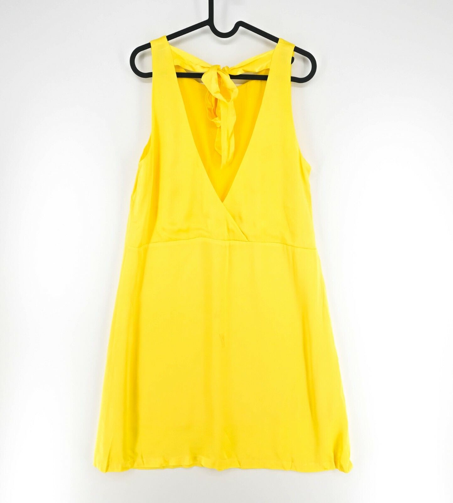 MINIMUM Yellow Crew Neck Dress Size 34 36