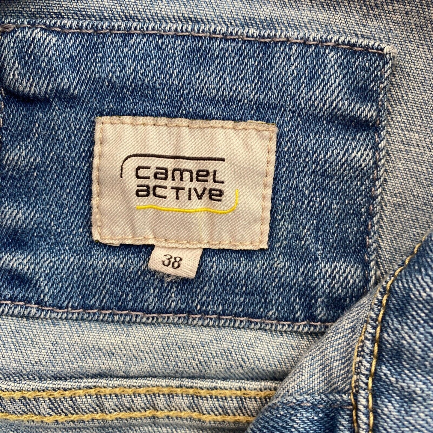 CAMEL ACTIVE Blue Denim Jacket Coat Size EU 38 UK 10 US 8