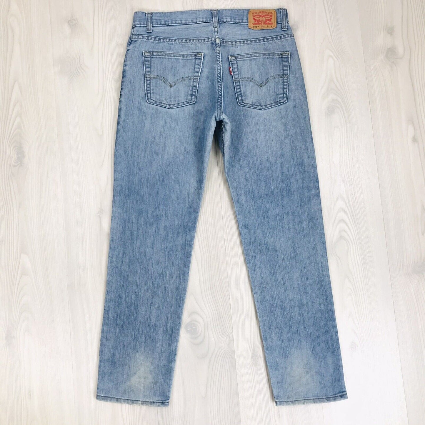 Vintage Levi's 508 Boys Blue Taper Fit Jeans 18 Reg / W29 L29