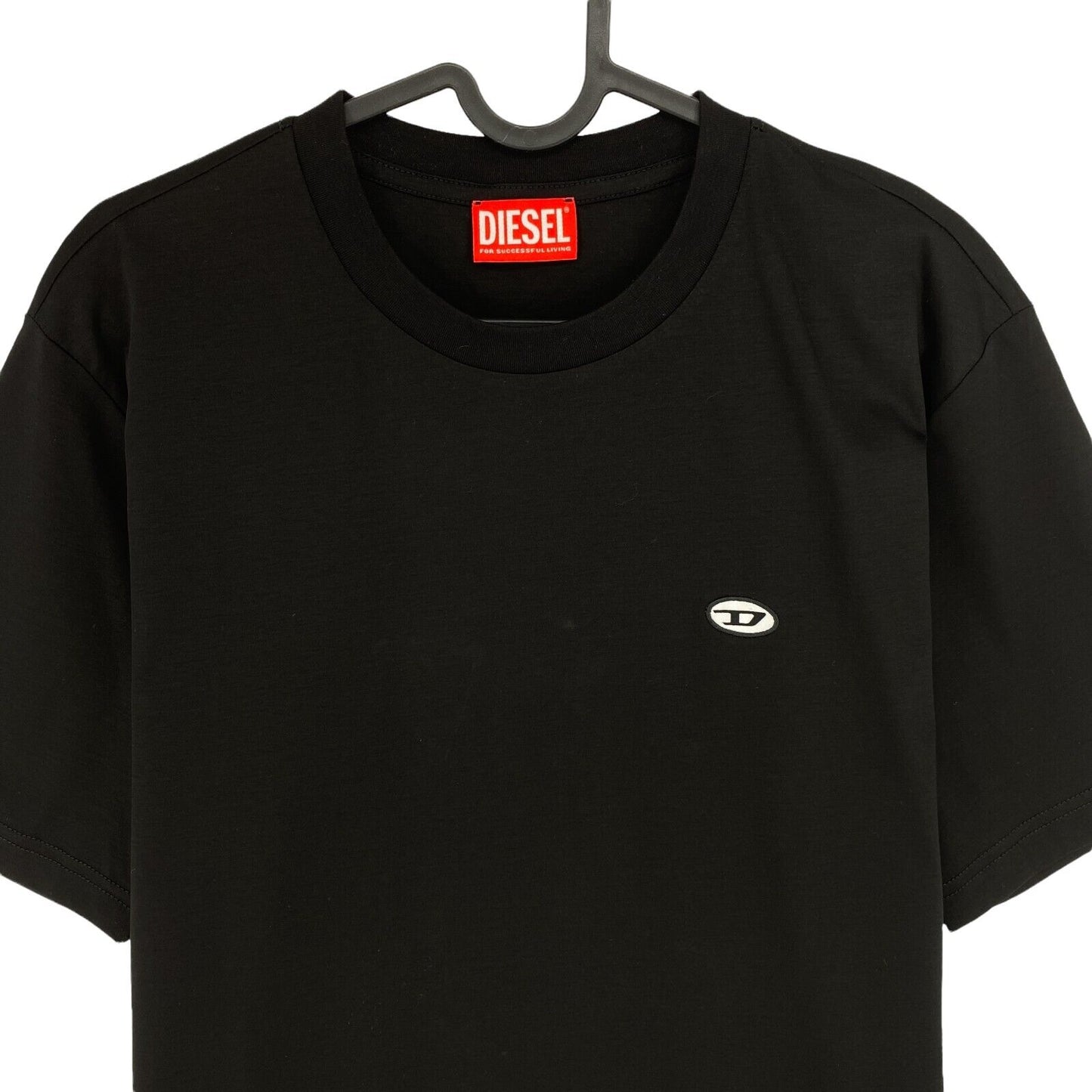 Diesel Black Just Doval Crew Neck T-Shirt Size M