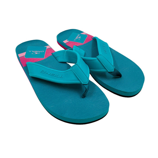 O'NEILL Light Blue Mens Beach Sandals Flip-Flops Size EU 42 UK 8 US 9