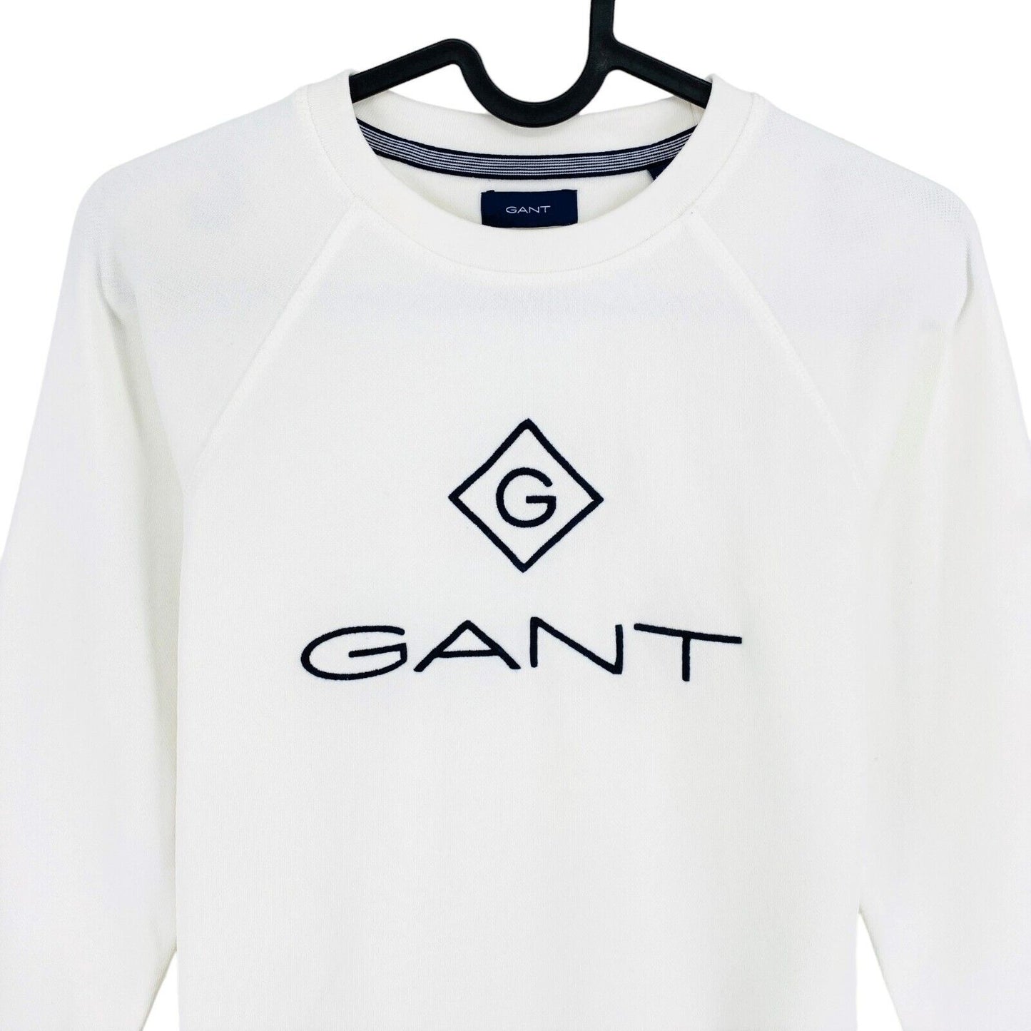 GANT Boys White Lock Up Crew Neck Sweater Jumper Size 13-14 Years 158/164 cm