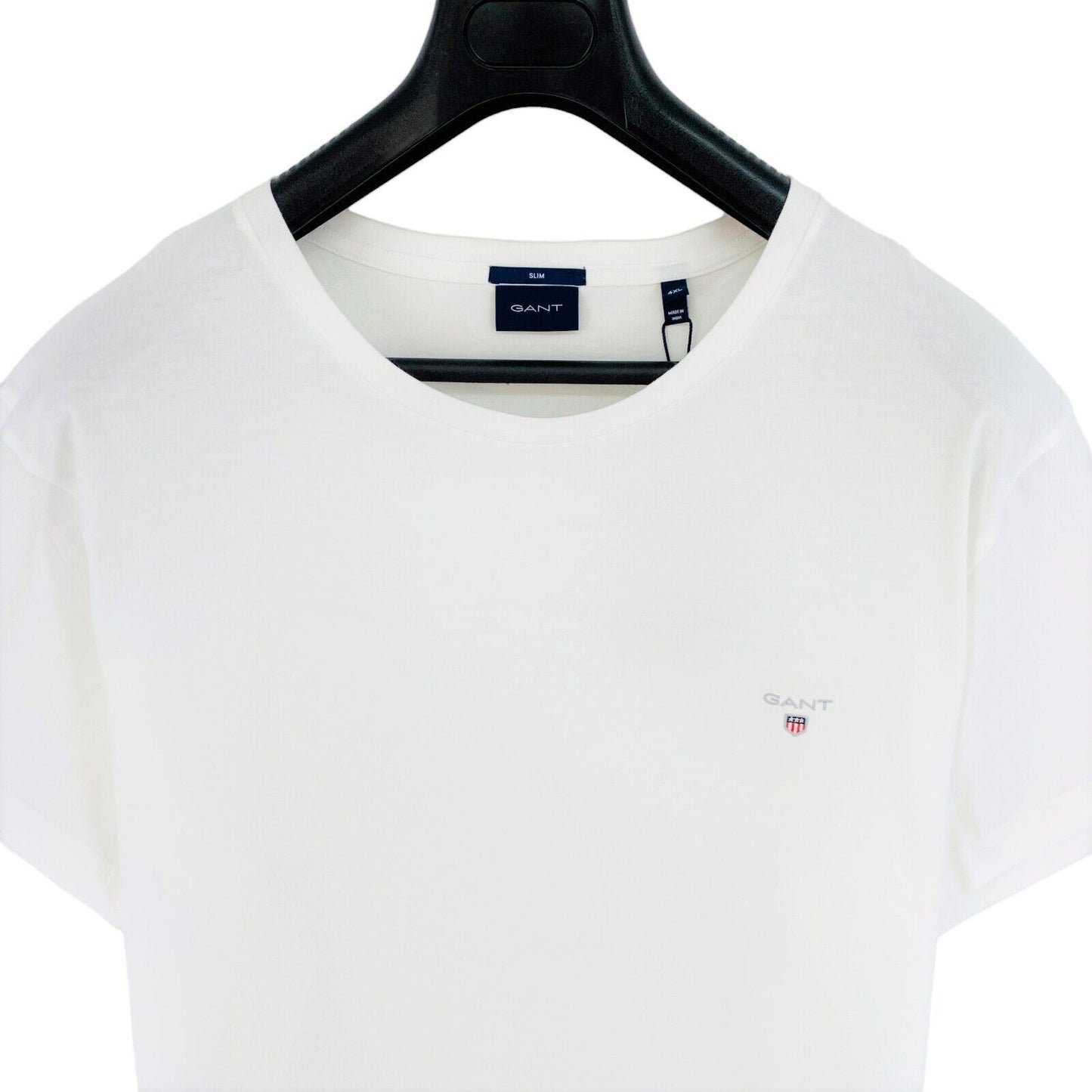 GANT White Original Slim Fit Crew Neck T Shirt Size 4XL