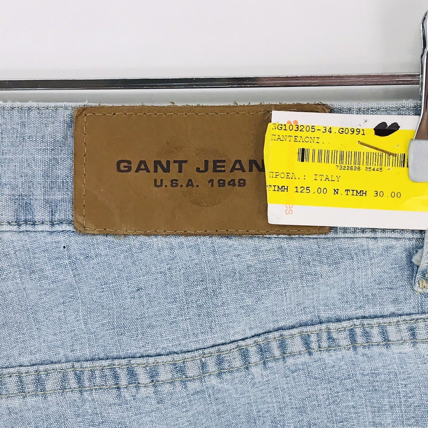 UVP 125 € GANT Damen Blau Regular Straight Fit Jeans W31 L34