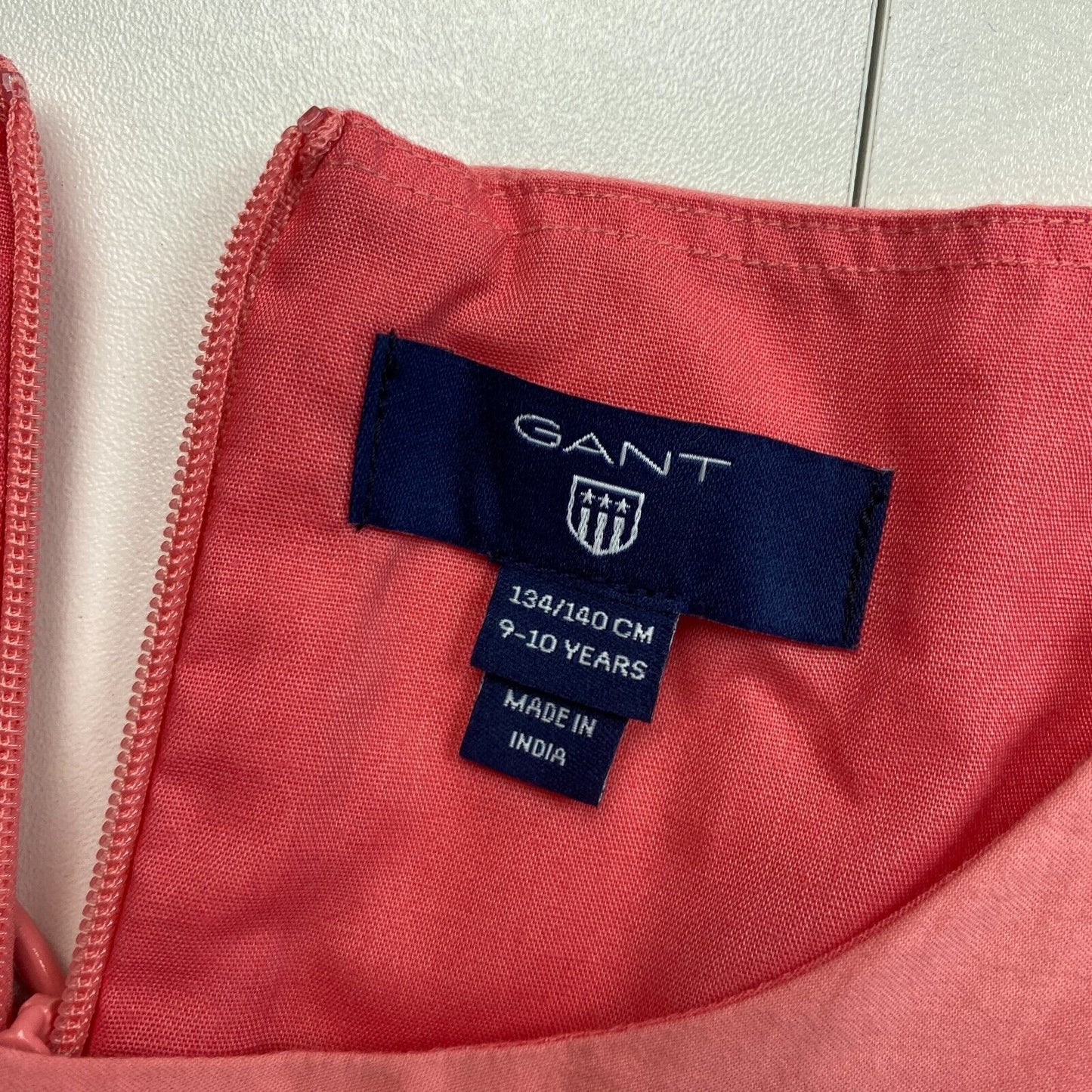 GANT Girls Pink Belted Flared Dress Size 9-10 Years 134/140 cm