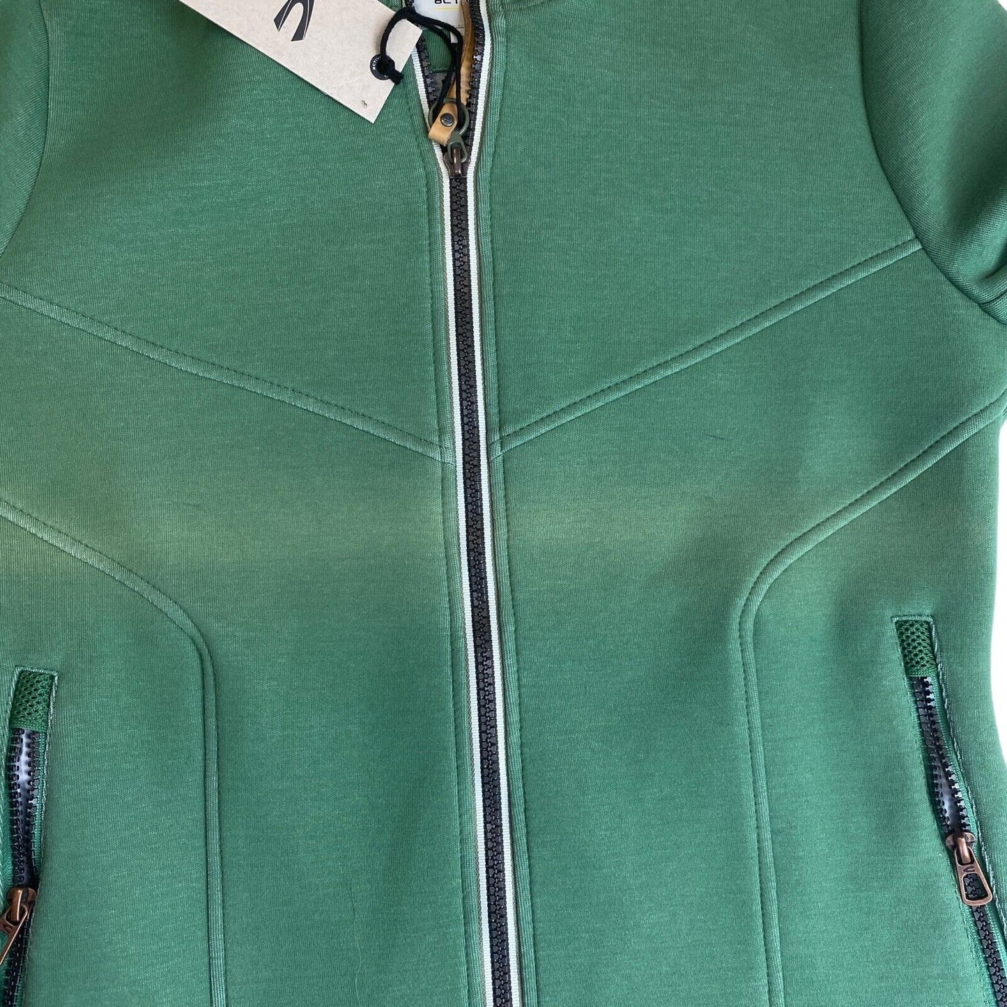 CAMEL ACTIVE Vert Full Zip Sweat à capuche Pull Taille EU 36 UK 8 US 6