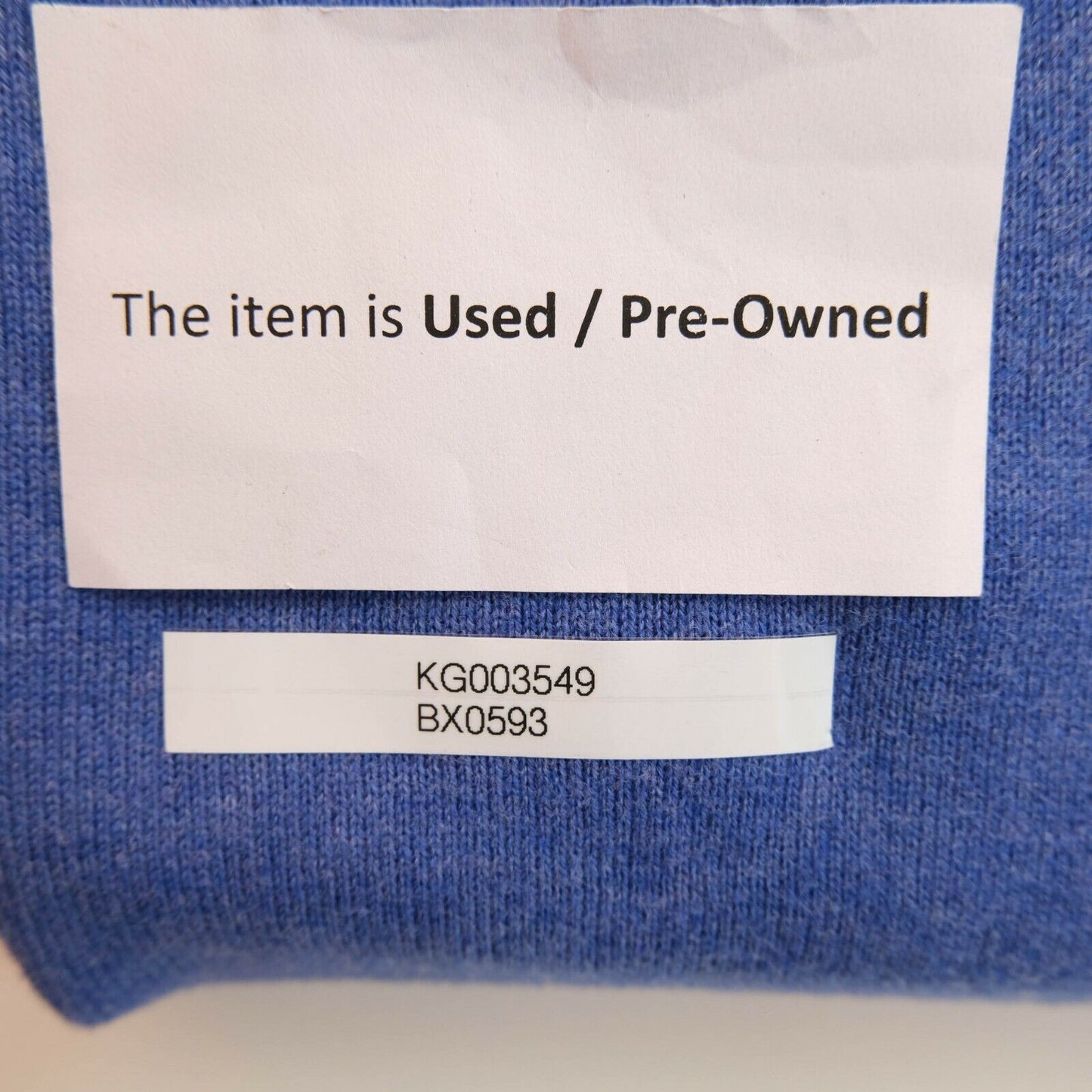 GANT Blue V Neck Sweater Jumper Size XL