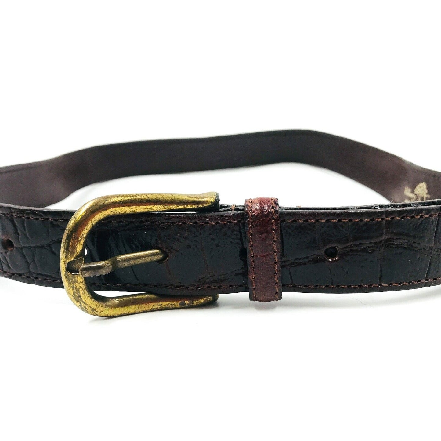 Mulberry Brown Ladies 100% Leather Belt 28 in. 70 cm