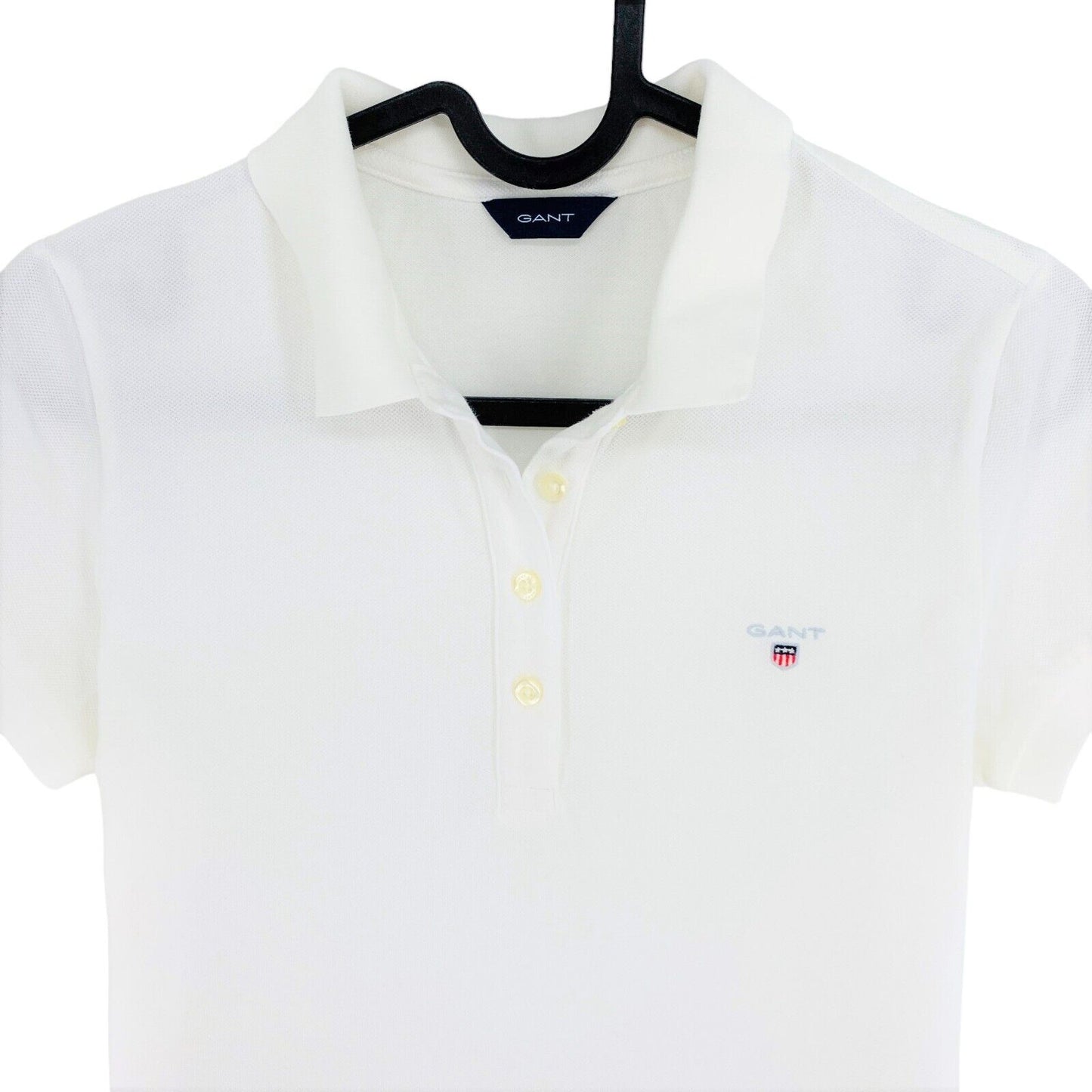 GANT Weißes Original-Piqué-Poloshirt, Größe XS