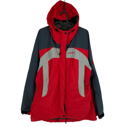 MAMMUT GORE-TEX PACLITE Red Waterproof Hooded Jacket Size L