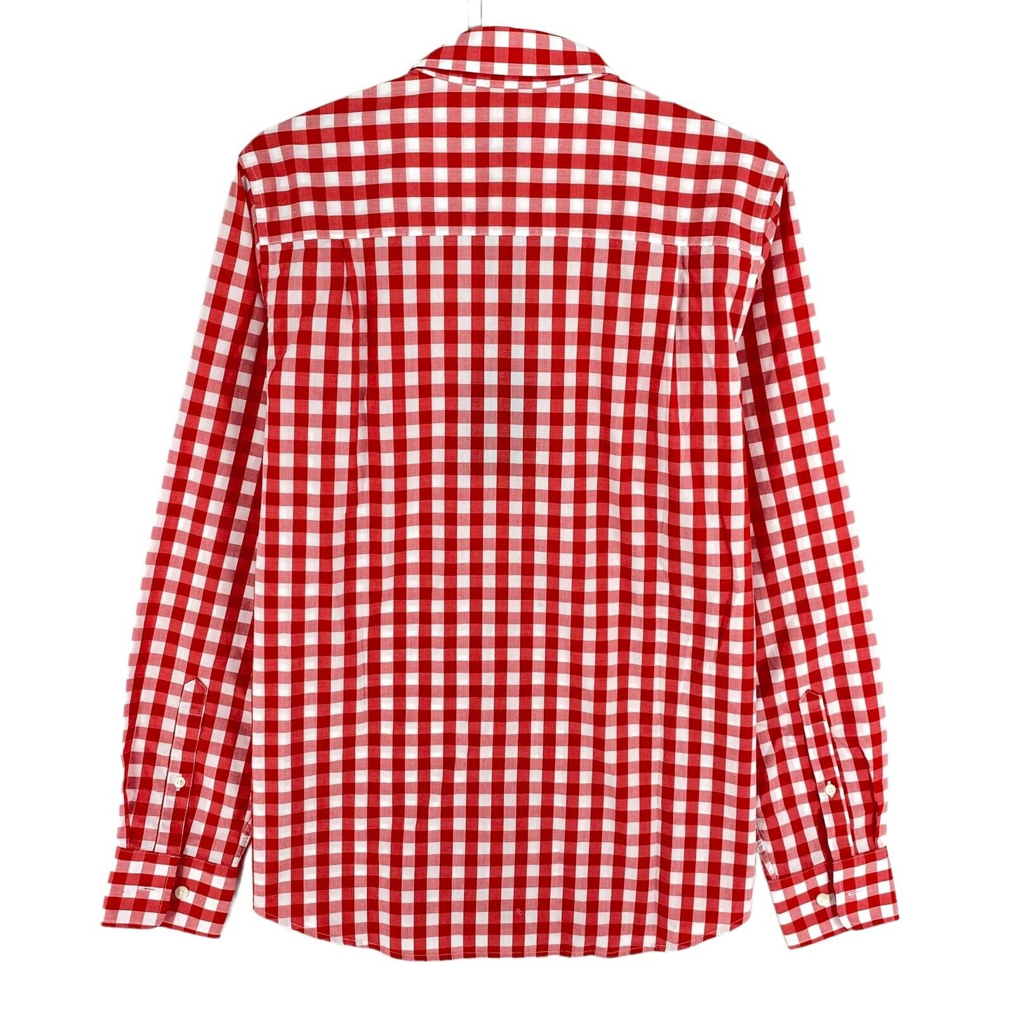 GANT Red The Broadcloth Gingham Shirt Size EU 36 UK 8 US 6