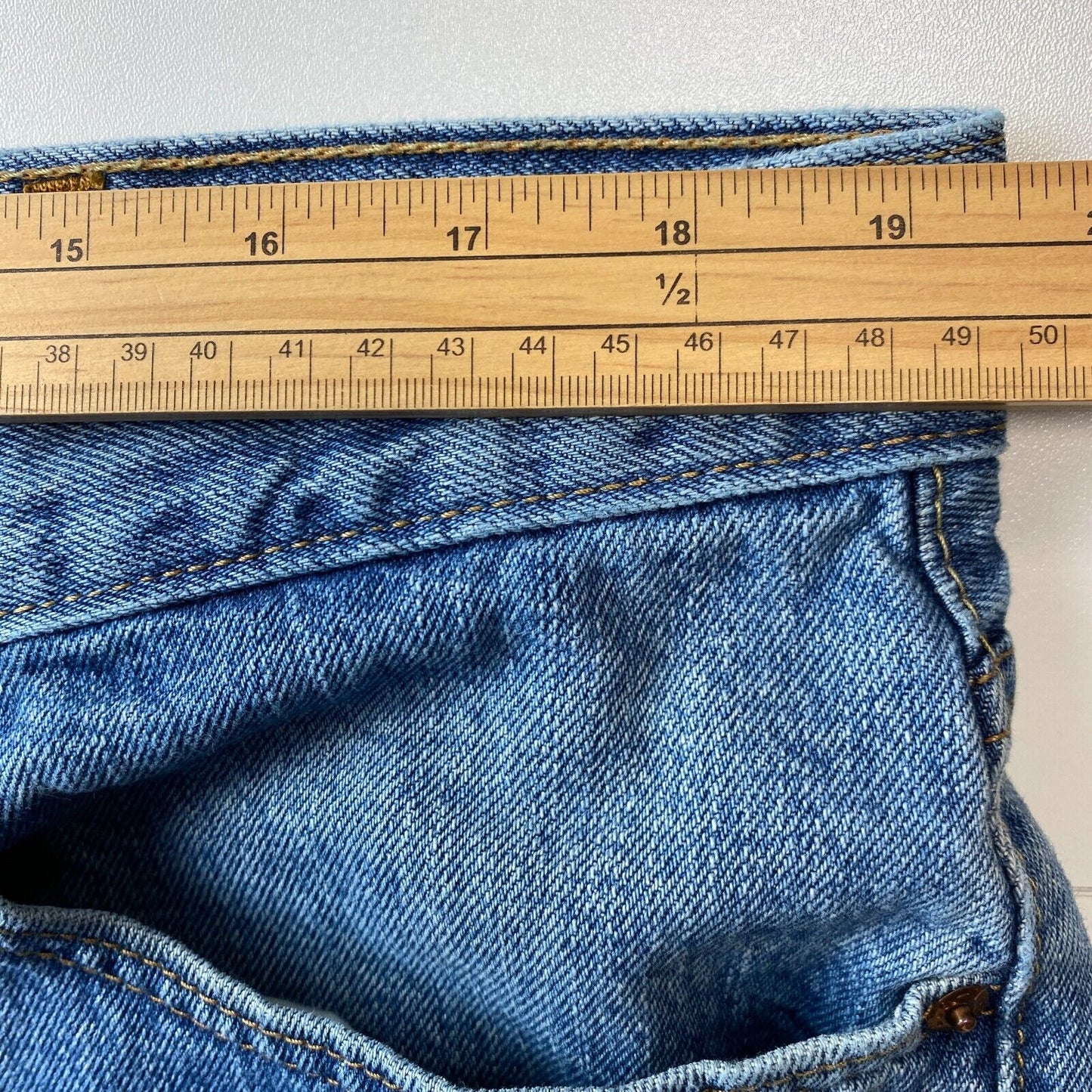 Vintage Levi's 505 Blue Regular Straight Fit Jeans W38 L32