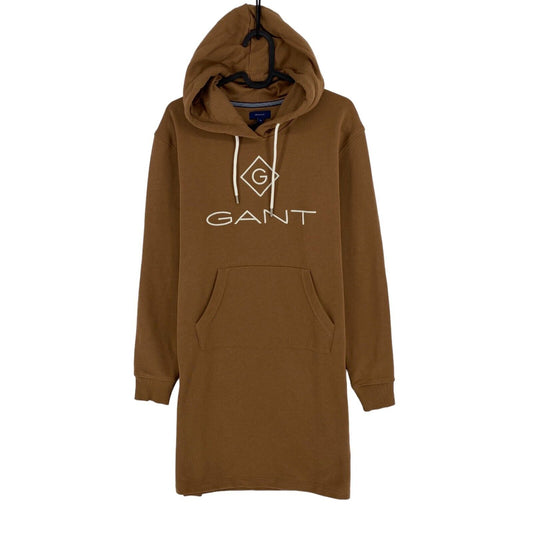 GANT Brown Lock Up Hoodie Dress Size M