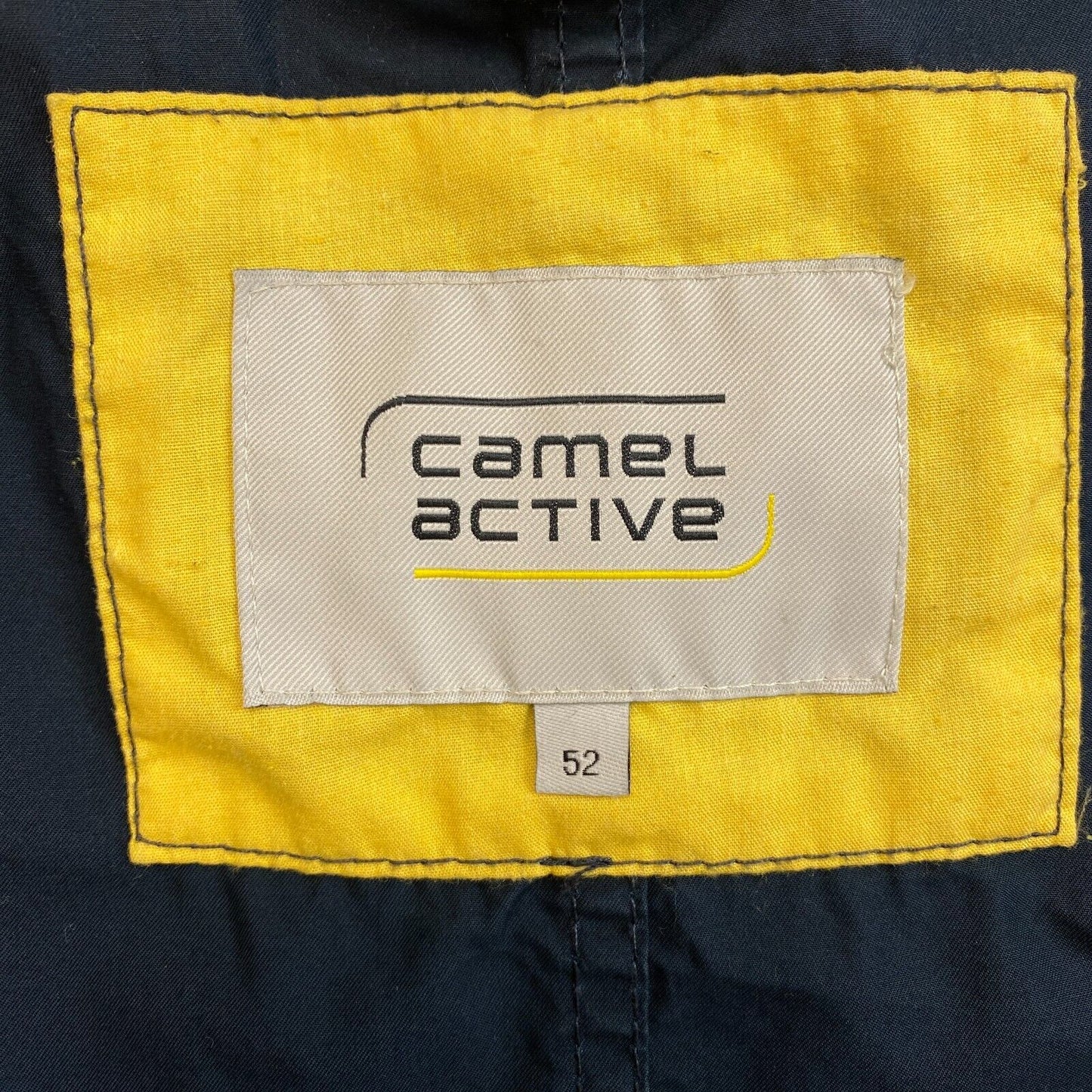 CAMEL ACTIVE Navy Blue 100% Cotton Jacket Coat Size EU 52 UK/US 42