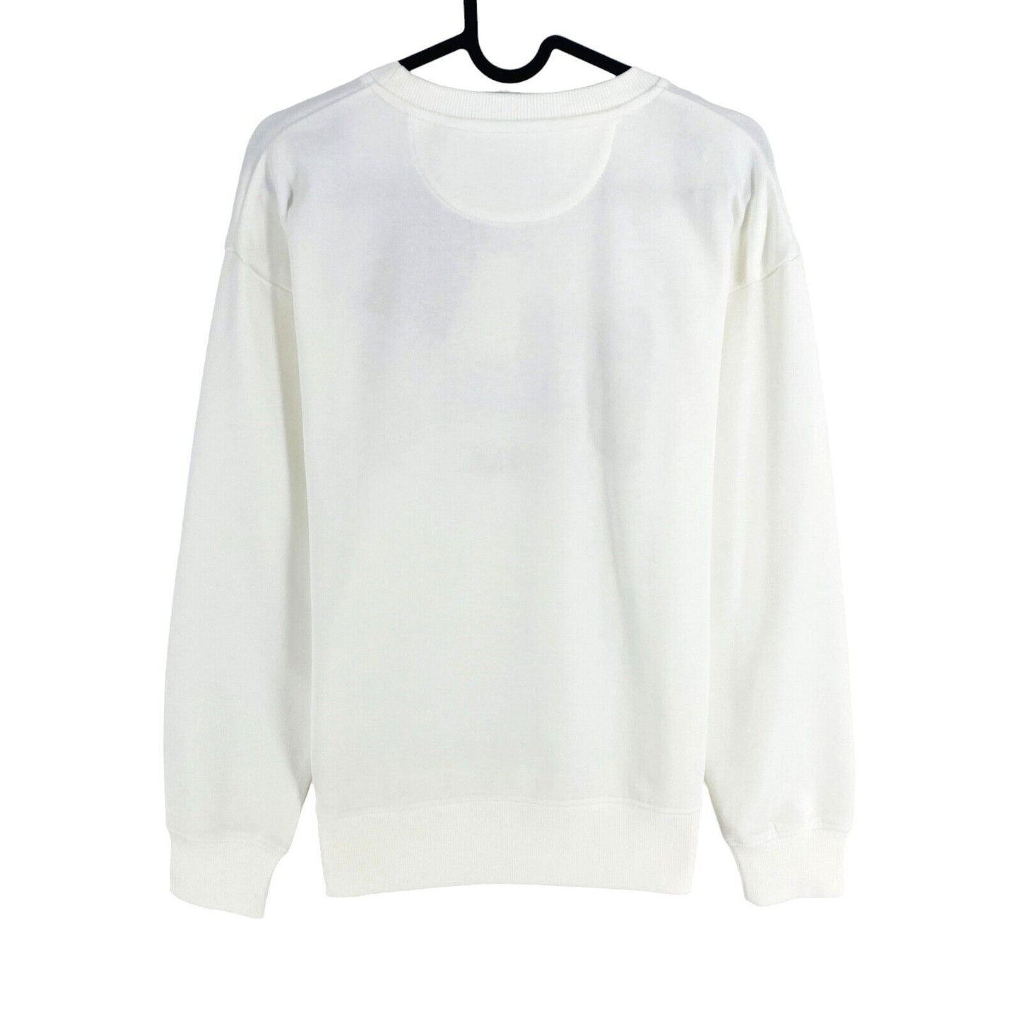 GANT White Relaxed Fit Logo Crew Neck Sweater Pullover Size 2XS XXS