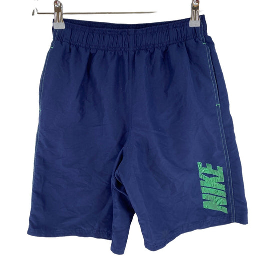 NIKE Navy Blue Activewear Shorts Size 13-15 Years 157-170 Cm