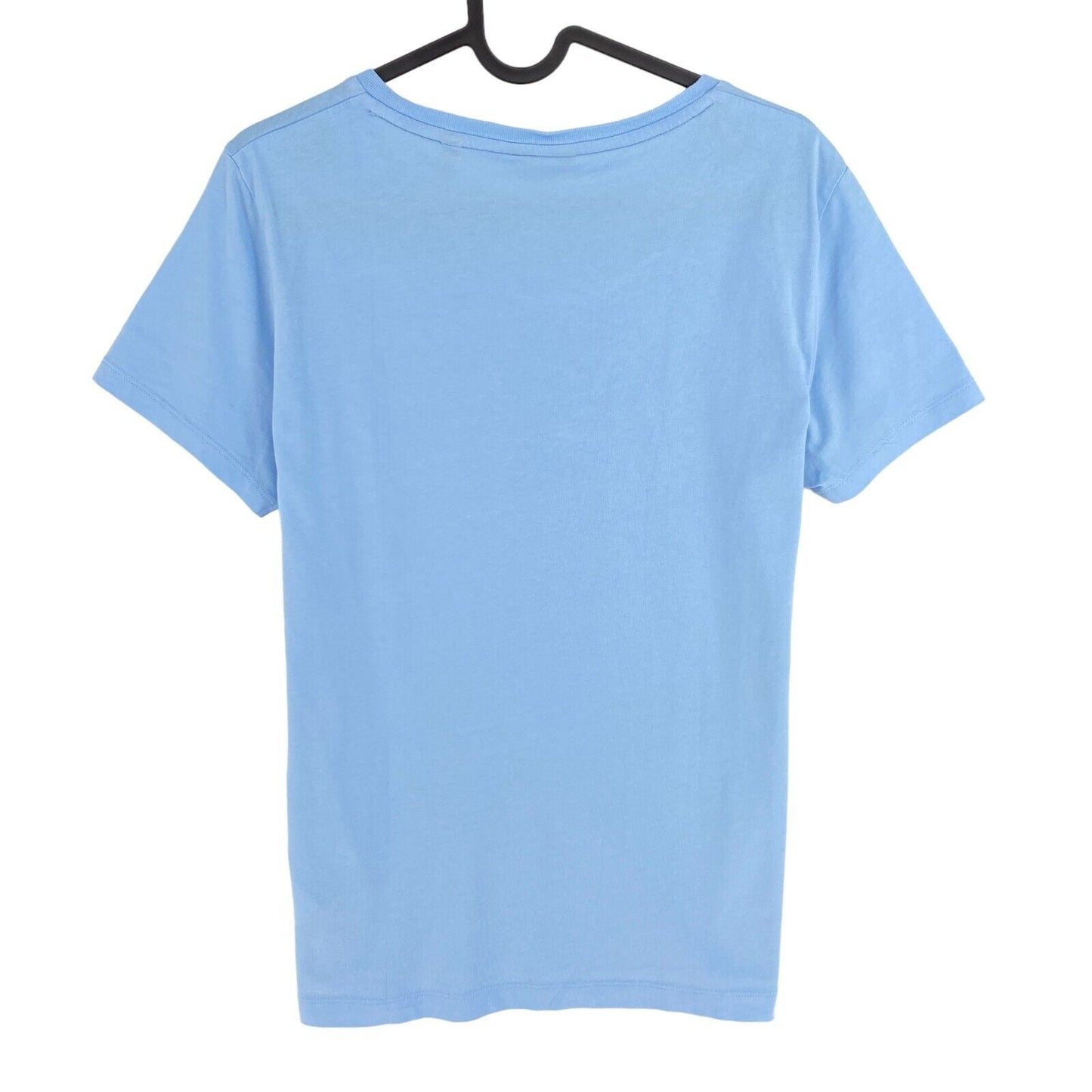 GANT T-shirt à col rond avec logo bleu clair taille XL