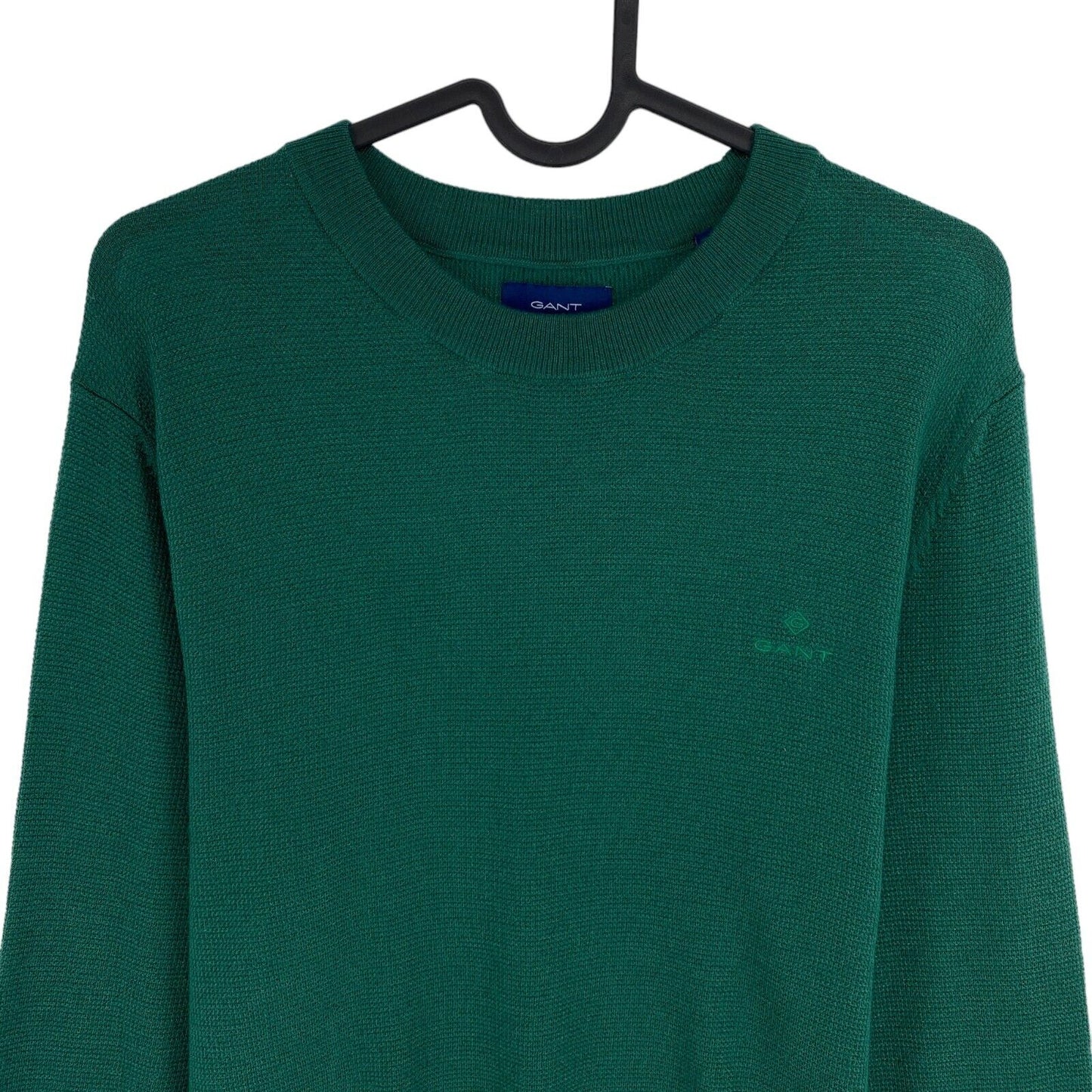 GANT Dark Green Pure Prep Crew Neck Sweater Pullover Size M