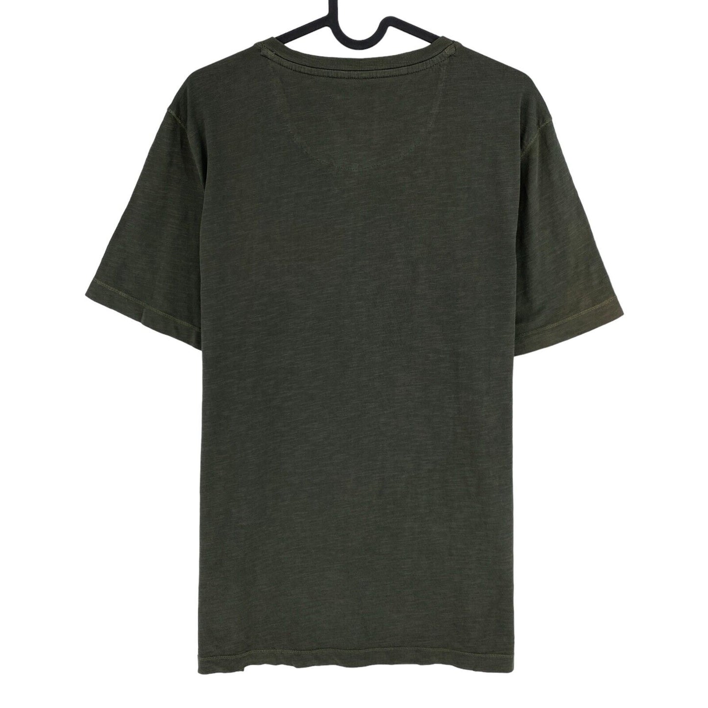 CAMEL ACTIVE Greyish Green Henley Neck T Shirt Size L