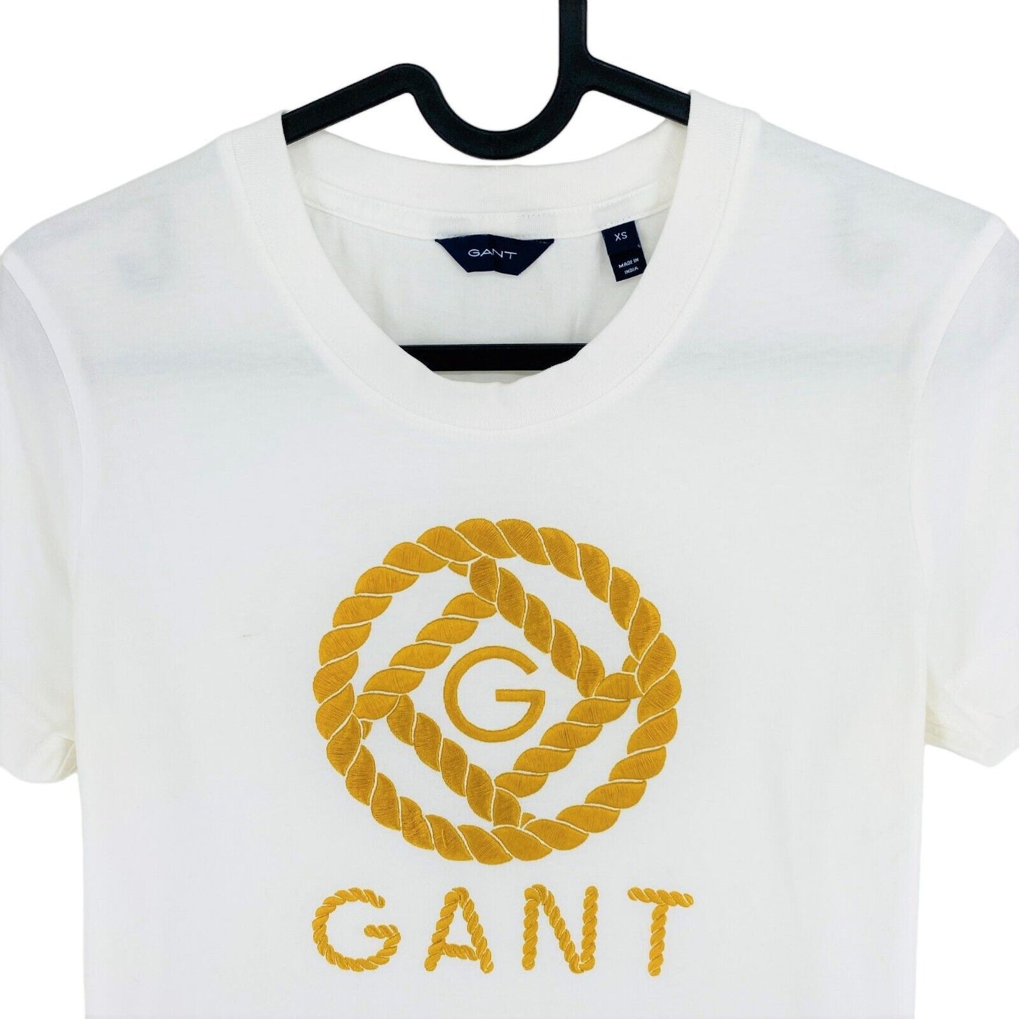 GANT White Rope Logo Crew Neck T Shirt Size XS