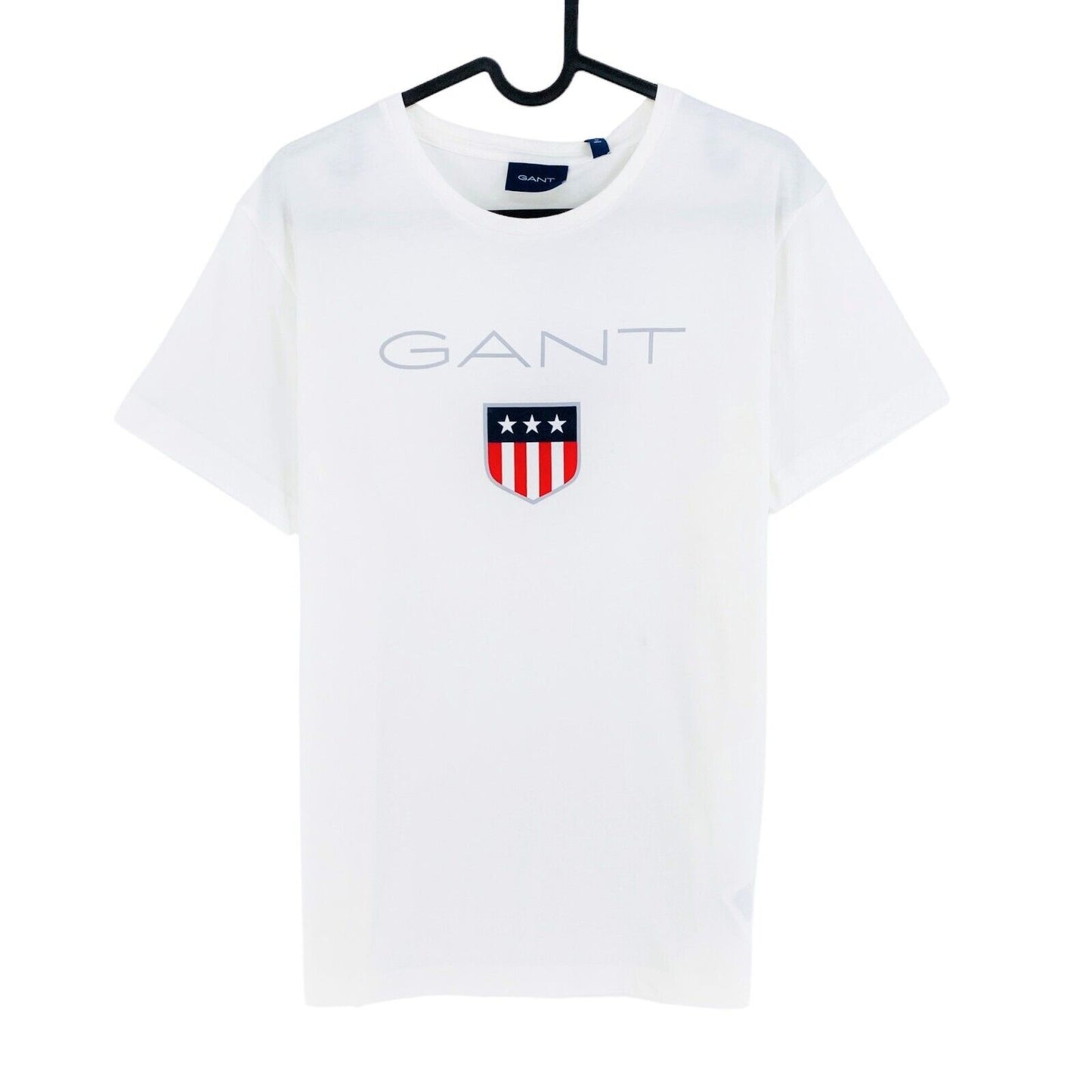 GANT T-shirt blanc à col rond Retro Shield Taille L