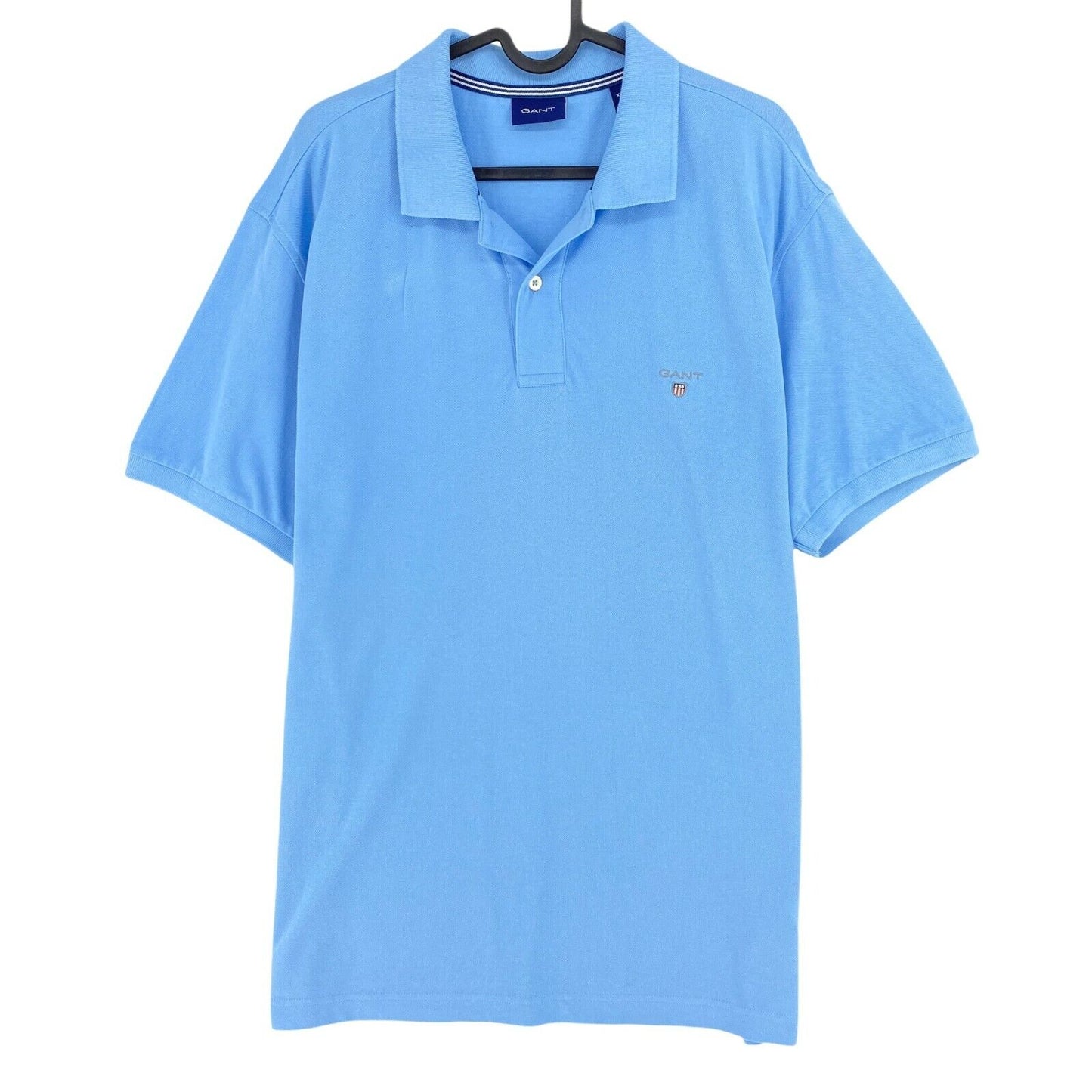 GANT Light Blue Polo Neck T Shirt Size XL