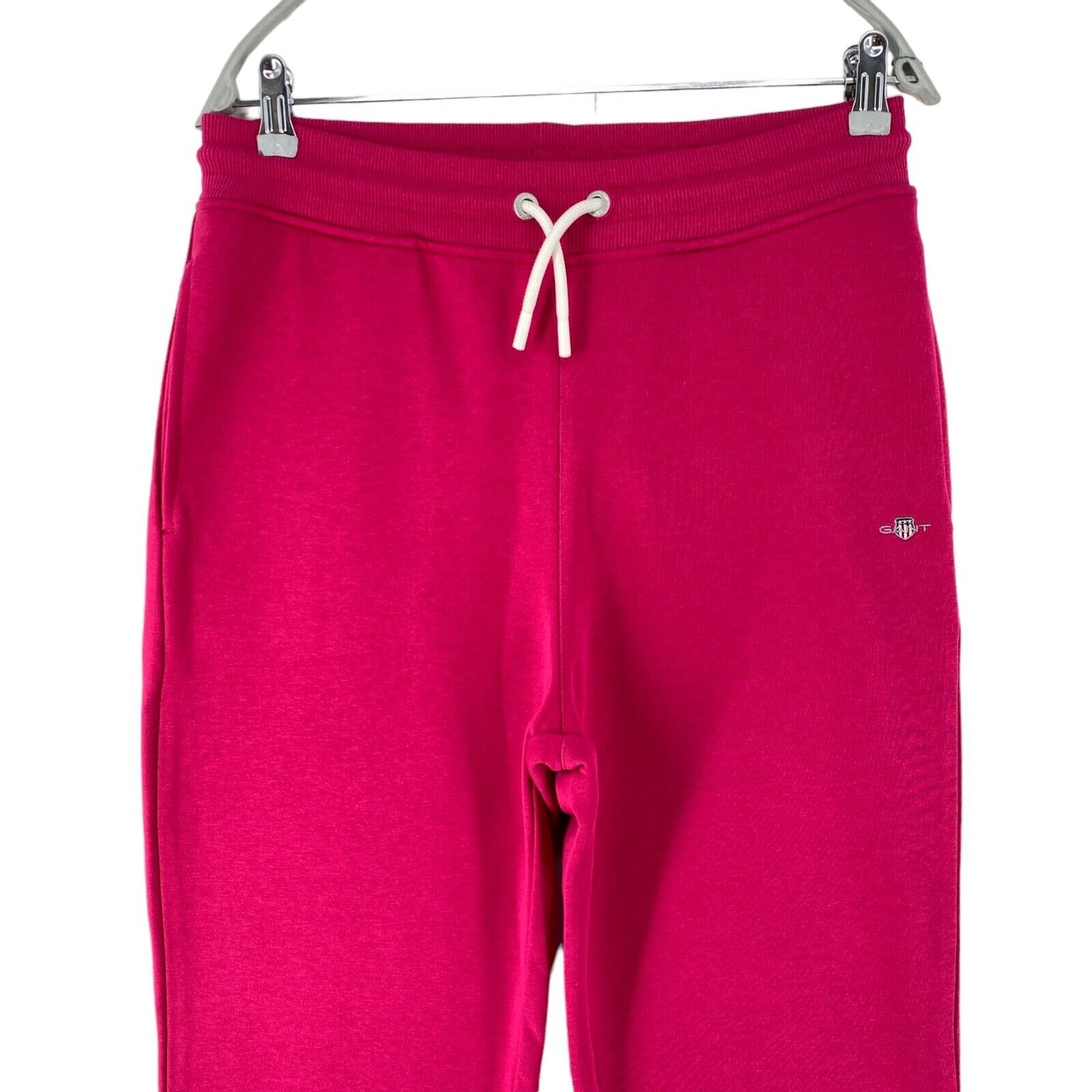 GANT Boys Dark Pink Regular Fit Cuffed Sweat Pants Trousers Size 176 cm 16 Years