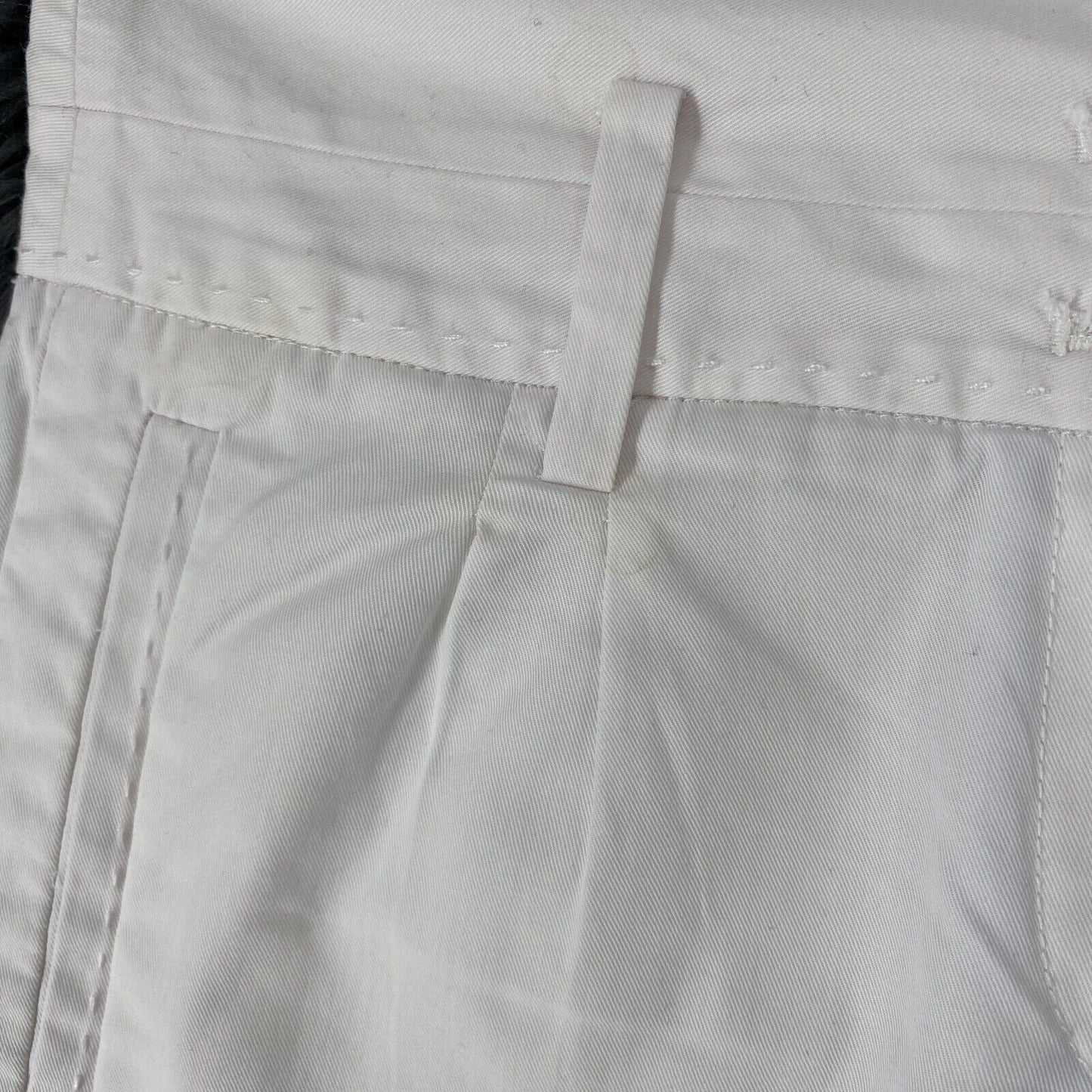 Tommy Hilfiger Women White Relaxed Wide Leg Fit Dress Trousers Size 4 W26