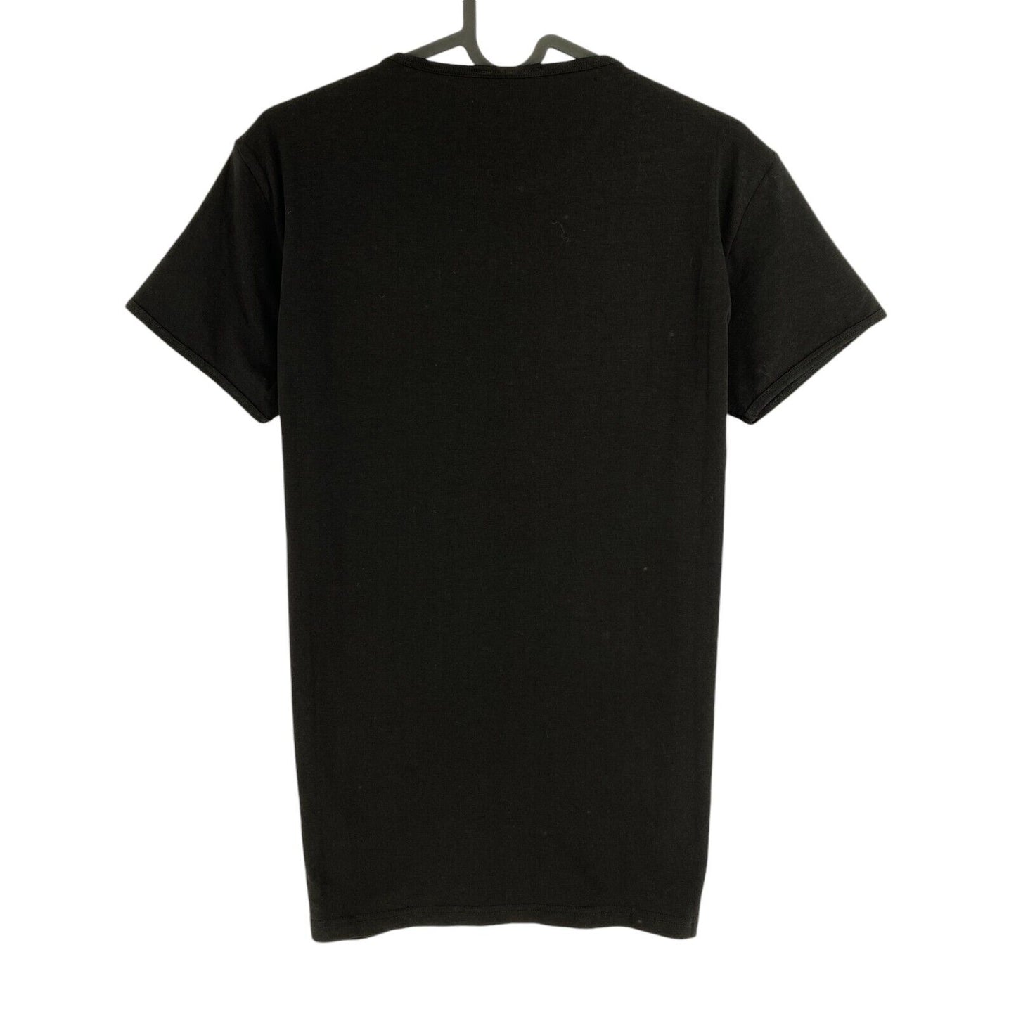 CAVALLI CLASS Men Black Short Sleeves Crew Neck T-Shirt Size S