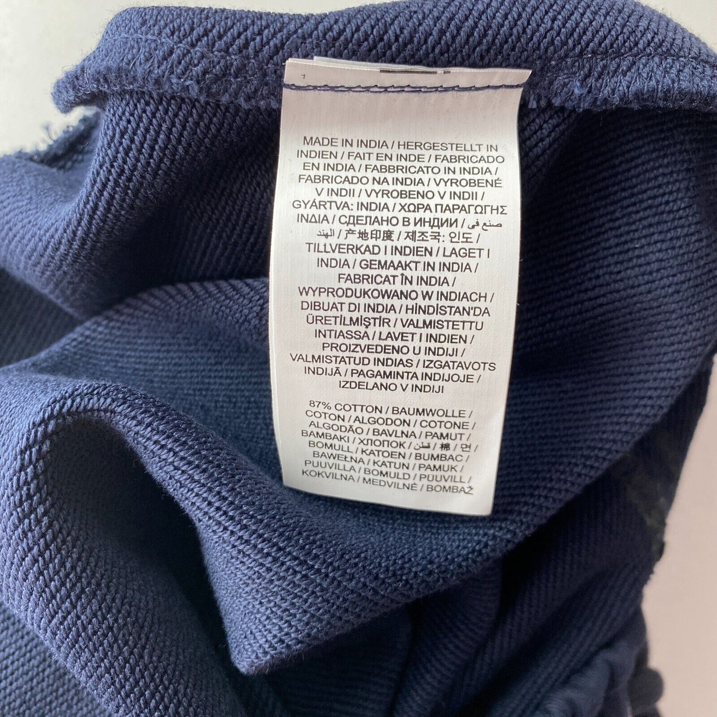 GANT Dunkelblaue Sweathose mit Bündchen, Regular Fit, Größe L