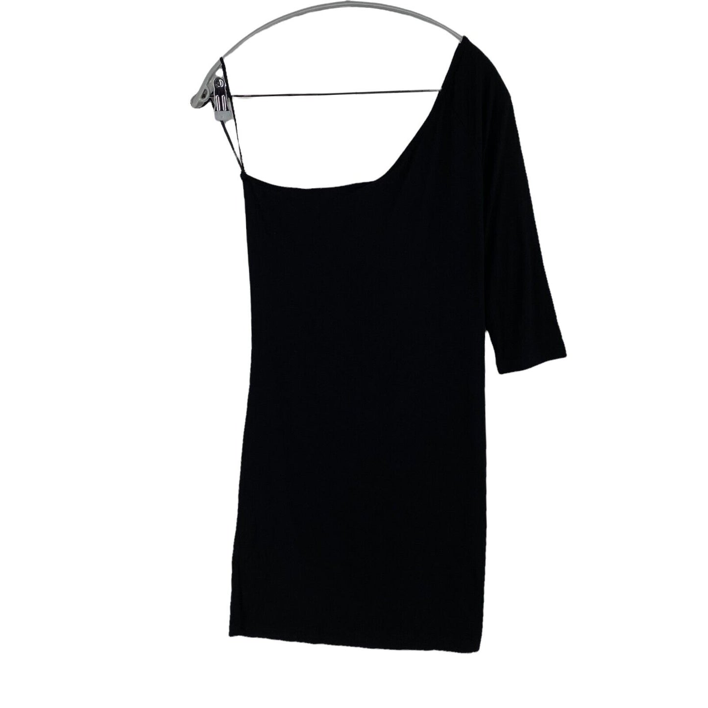 B-Soul Genuinly Chic Black One Shoulder Bodycon Dress Size M