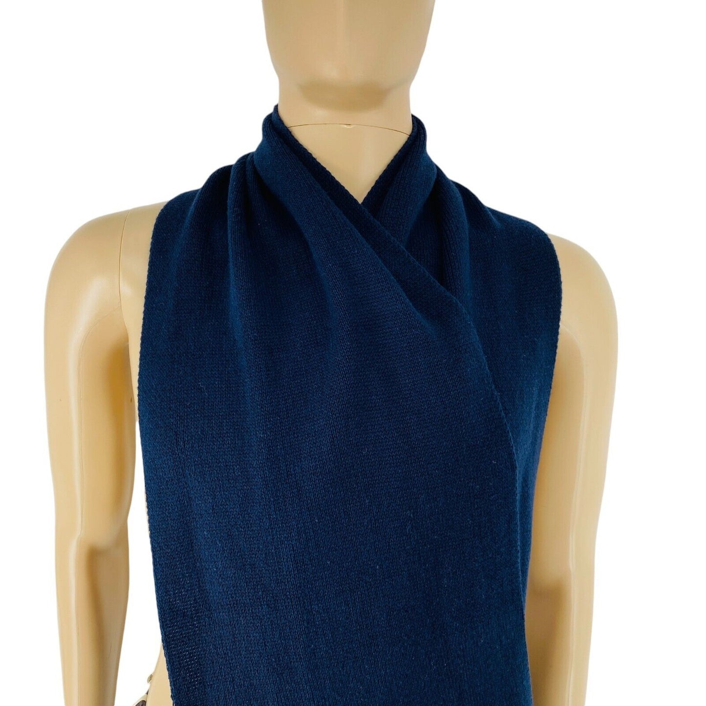 CAMEL ACTIVE Mens Dark Blue Cotton Knit Scarf Shawl One Size