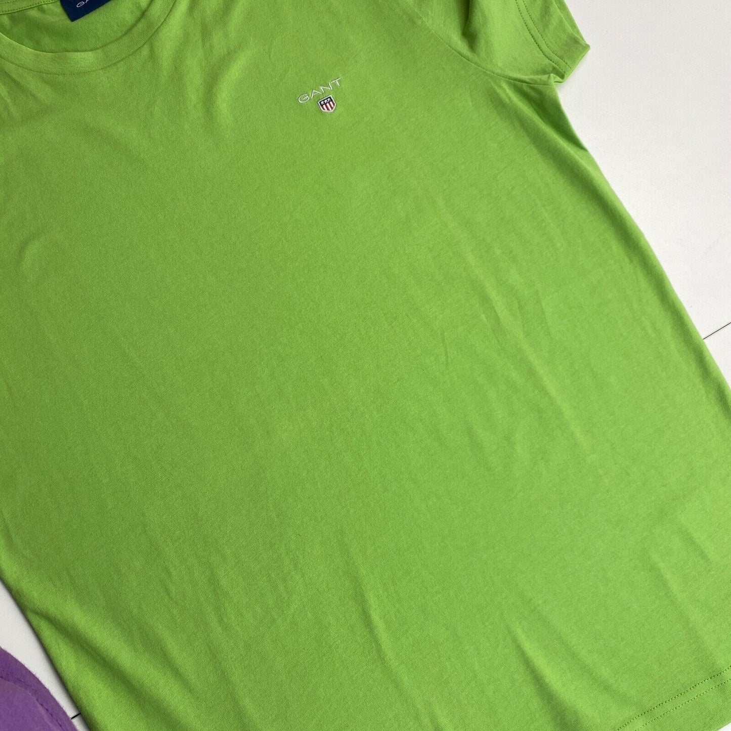 GANT Light Green Original Regular Crew Neck T-Shirt Size S