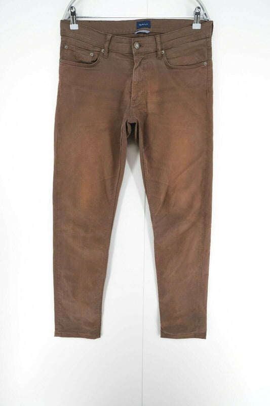 GANT Brown Tapered Jeans Size W30 L34