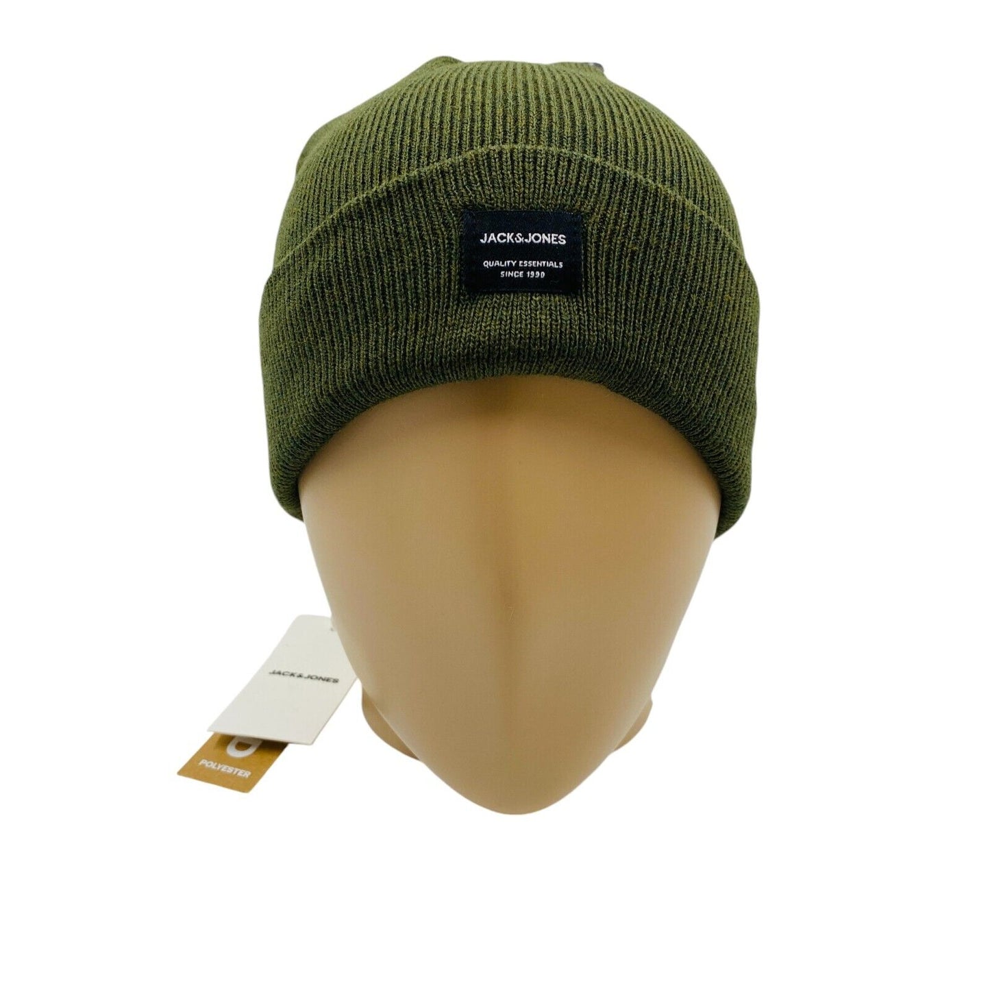 JACK & JONES Unisex Adult Dark Green Knit Beanie Winter Hat Set One Size