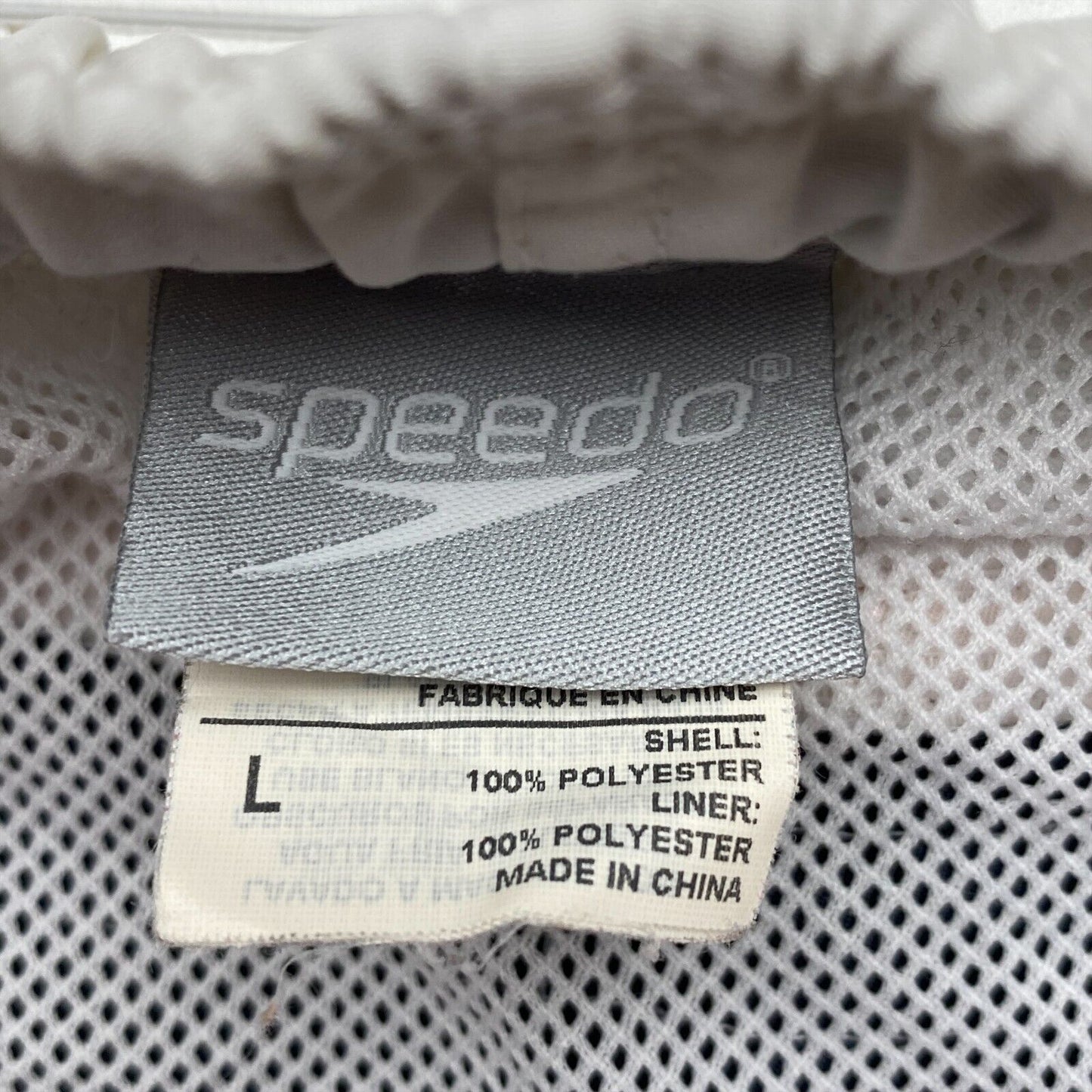 Speedo Gestreifte Mehrfarbige Bademode Badehose Shorts Größe L