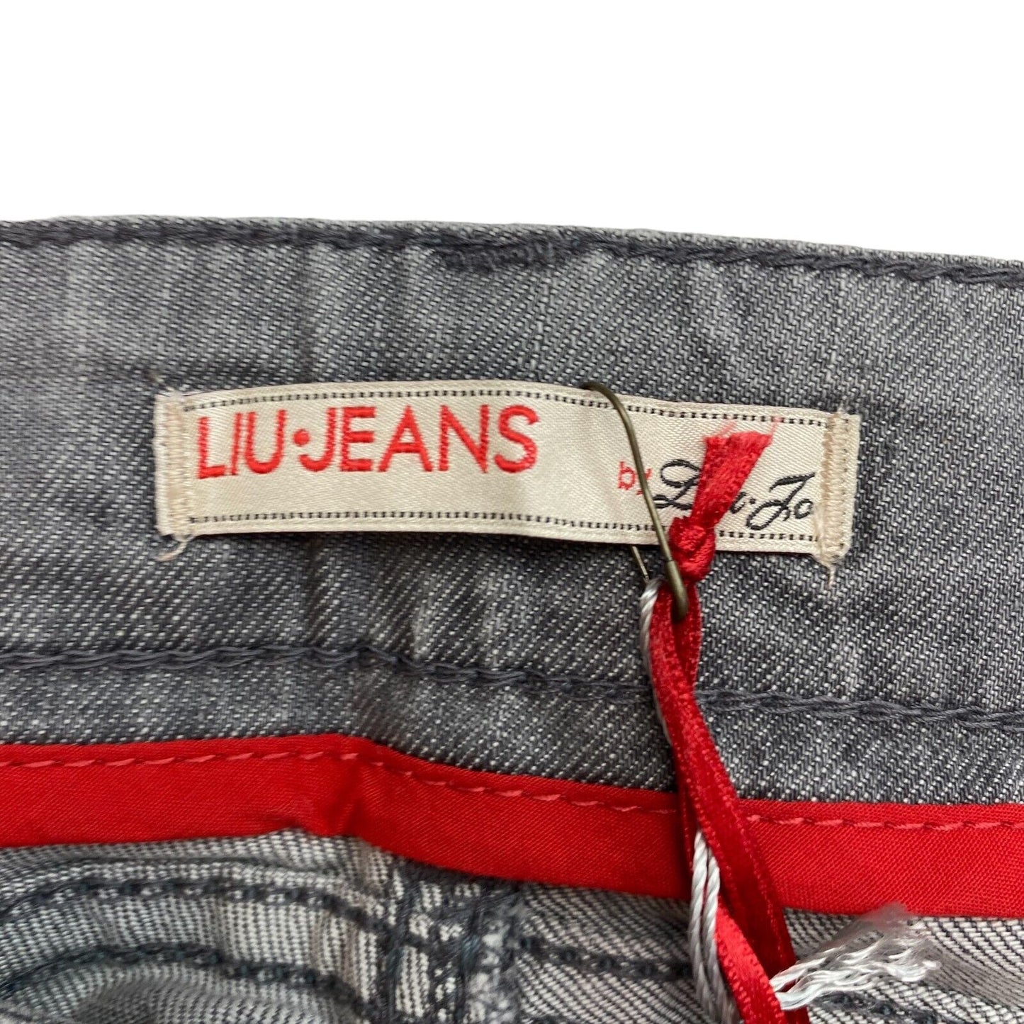 Prix ​​conseillé 279 € LIU JEANS Jean slim gris avec fermeture éclair W26 W27 W28 L32