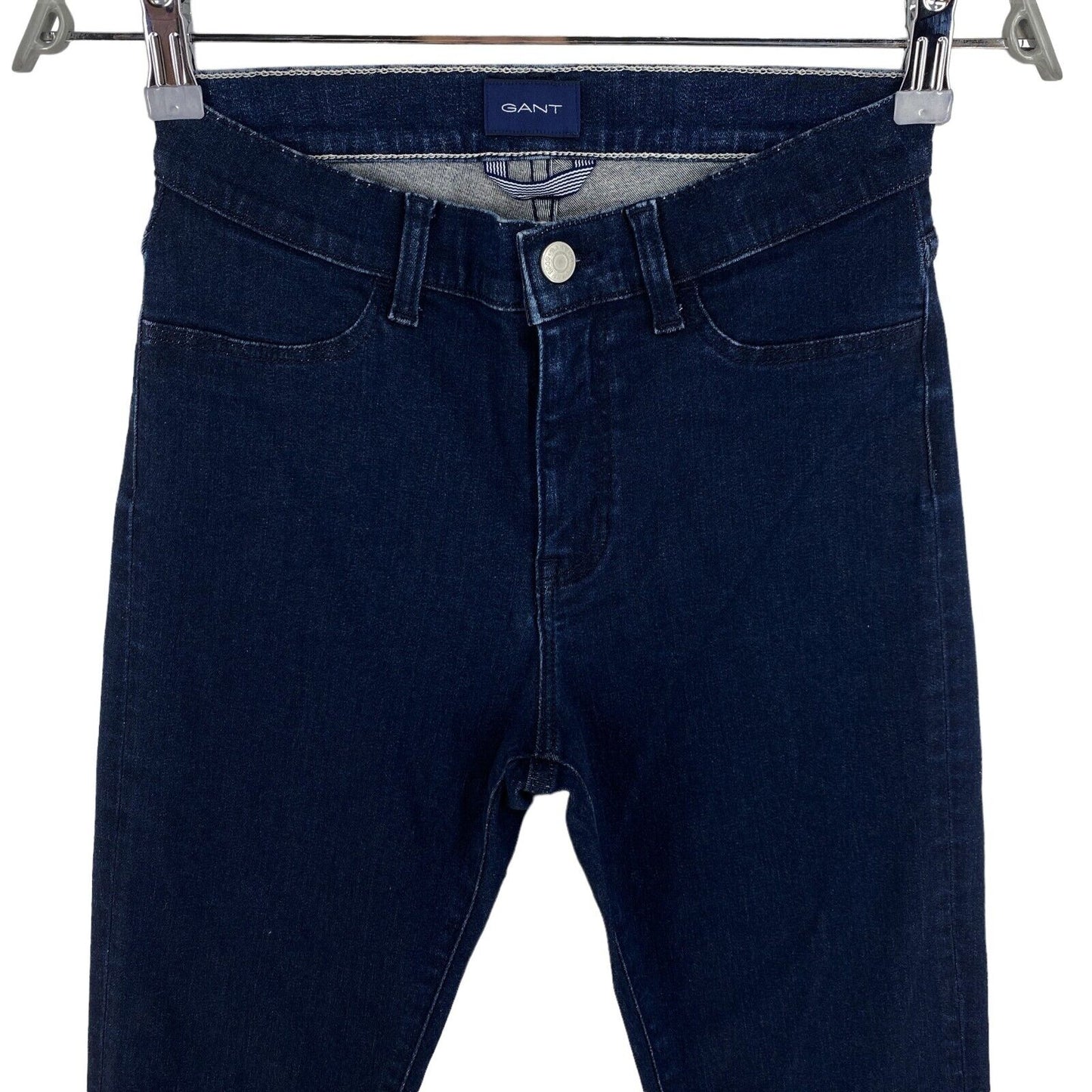 GANT – Skinny-Jeans „Travel Indigo“ in Marineblau, Größe S