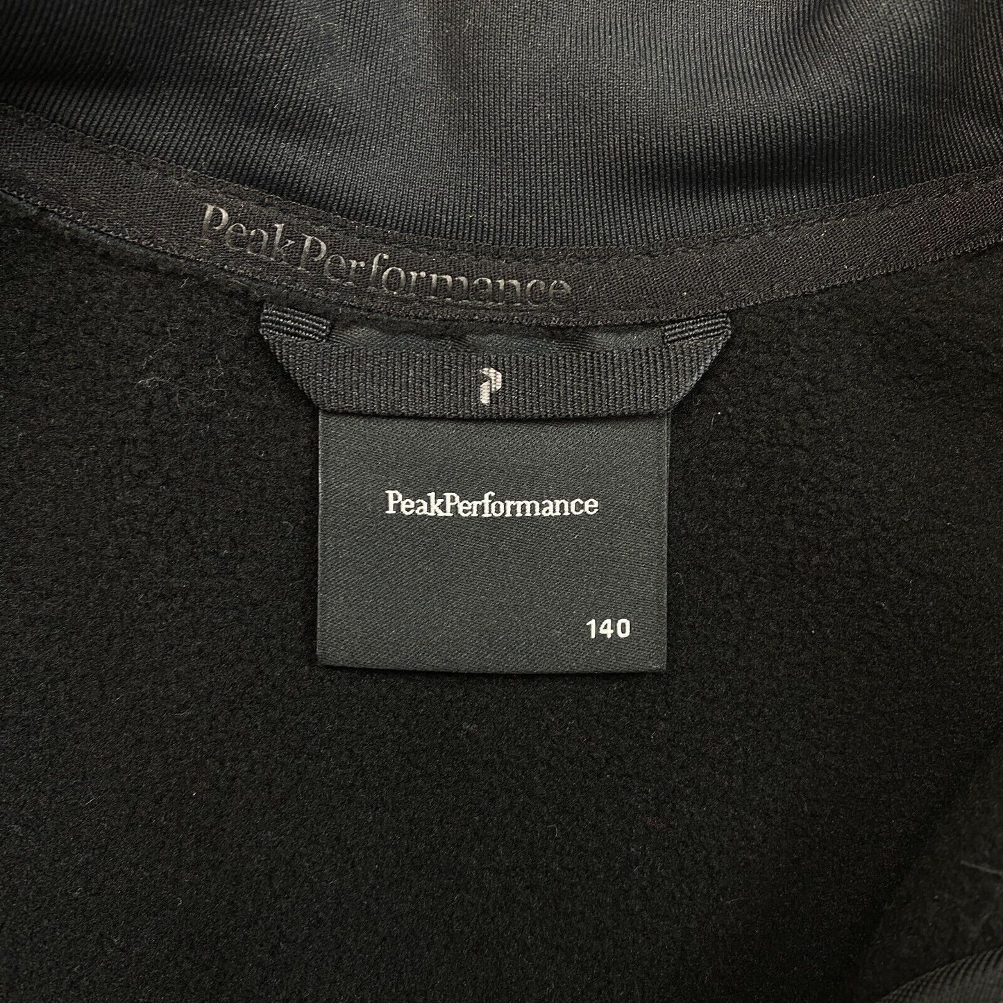 Peak Performance Junior Black Rider Zip Jacke Größe 140 cm