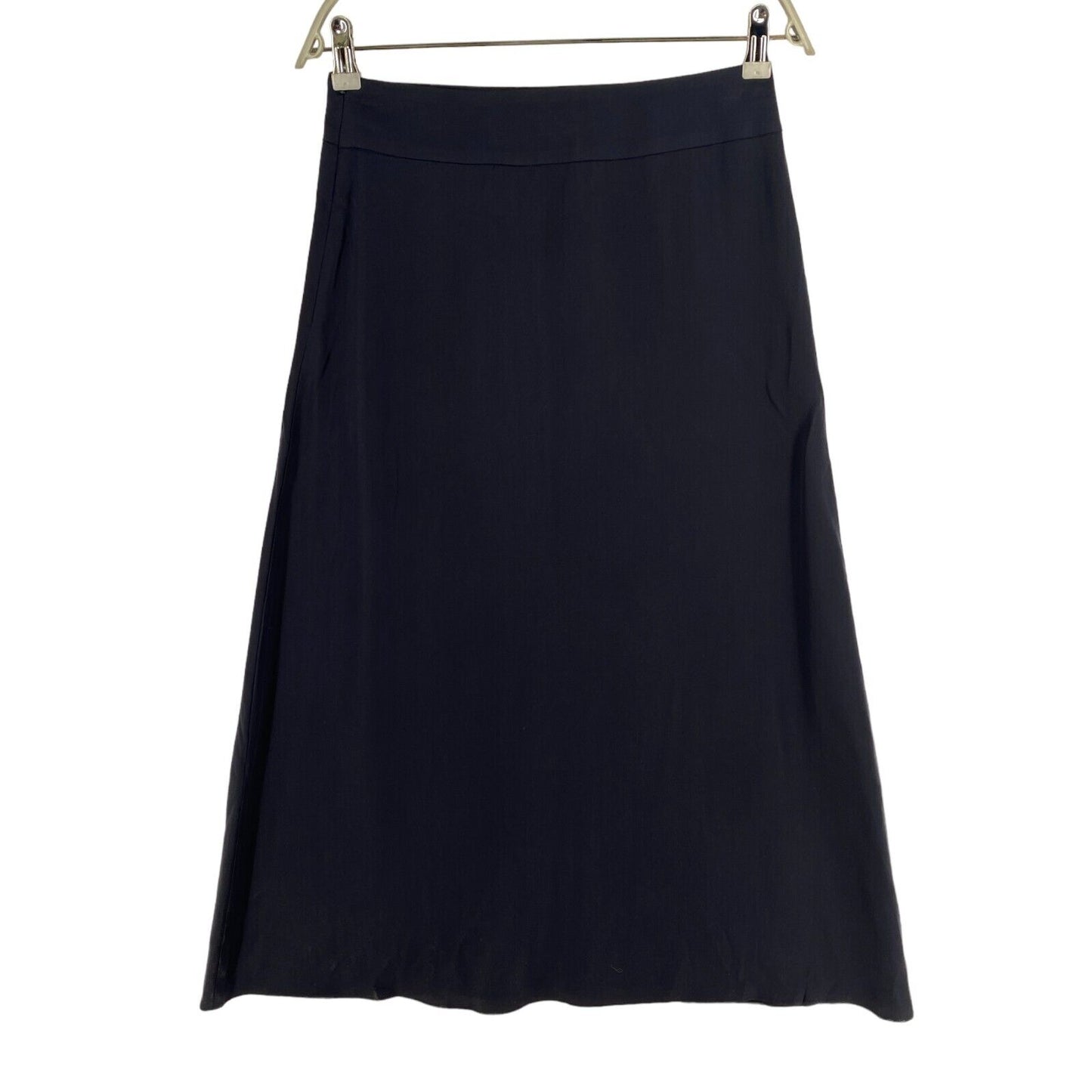 GANT Navy Blue Fluid Long A Line Wrap Skirt Size EU 34 UK 6 US 4